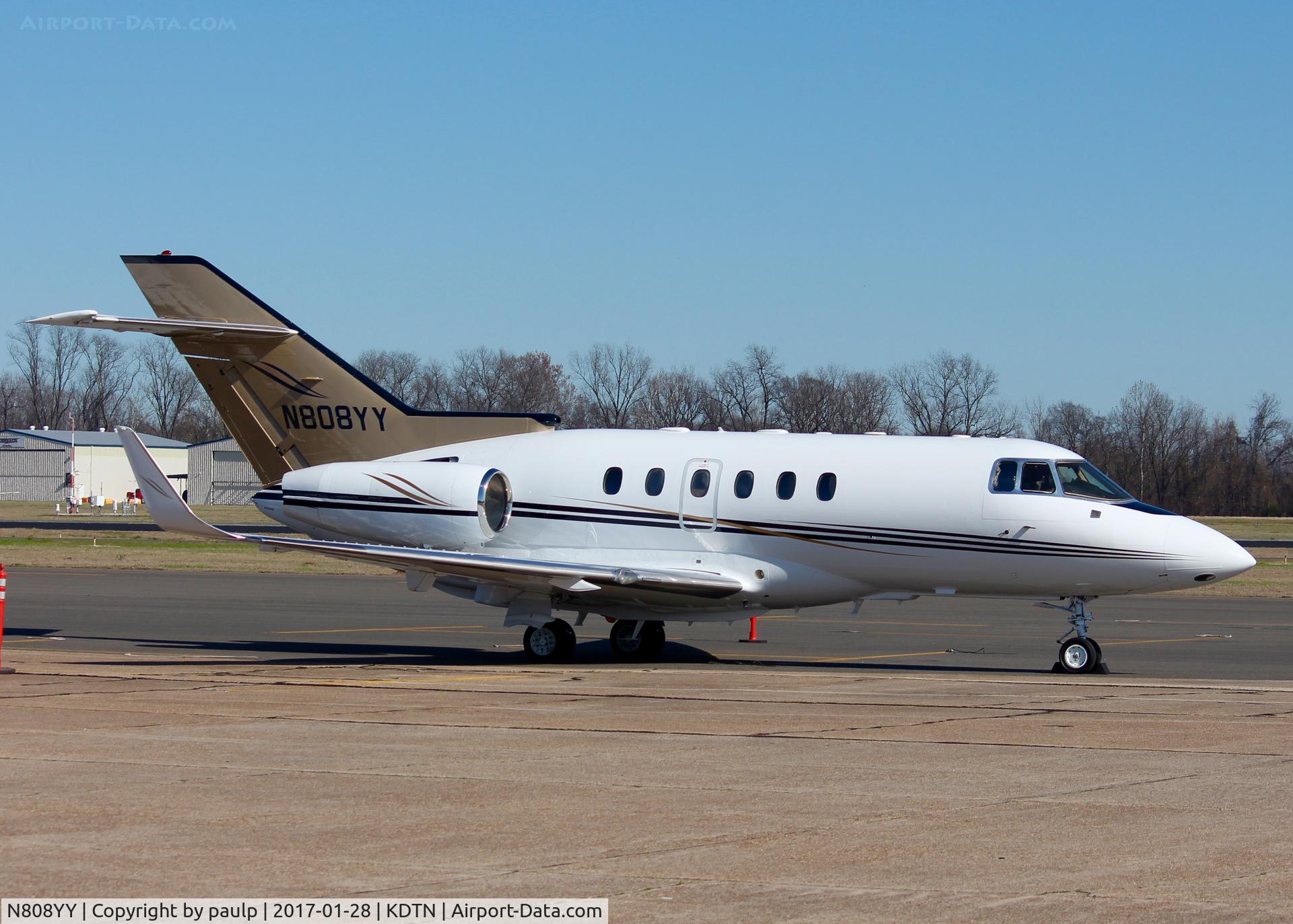 N808YY, 1997 Raytheon Hawker 800XP C/N 258334, At Downtown Shreveport.
