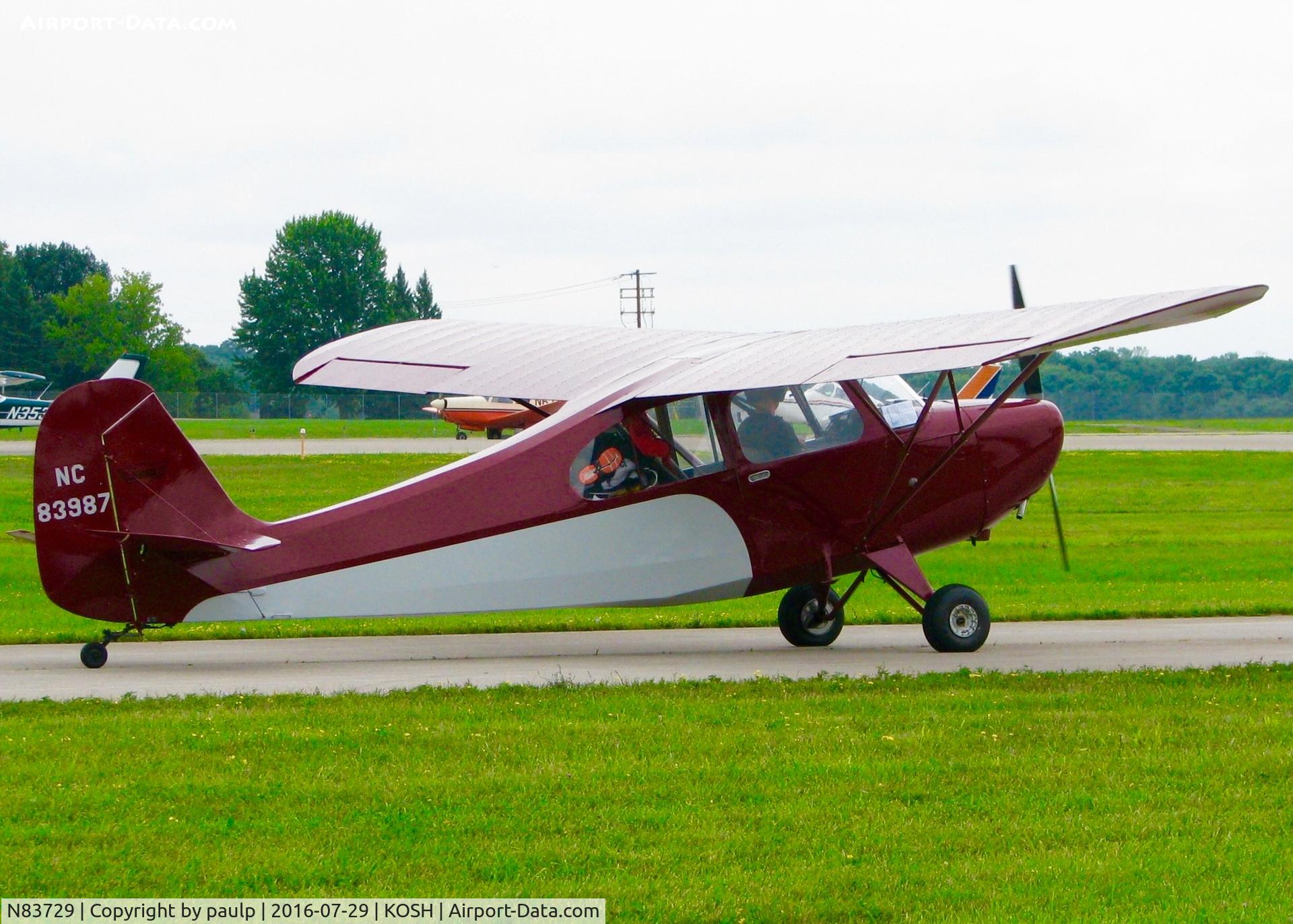 N83729, 1946 Aeronca 7AC Champion C/N 7AC-2407, At Oshkosh.
