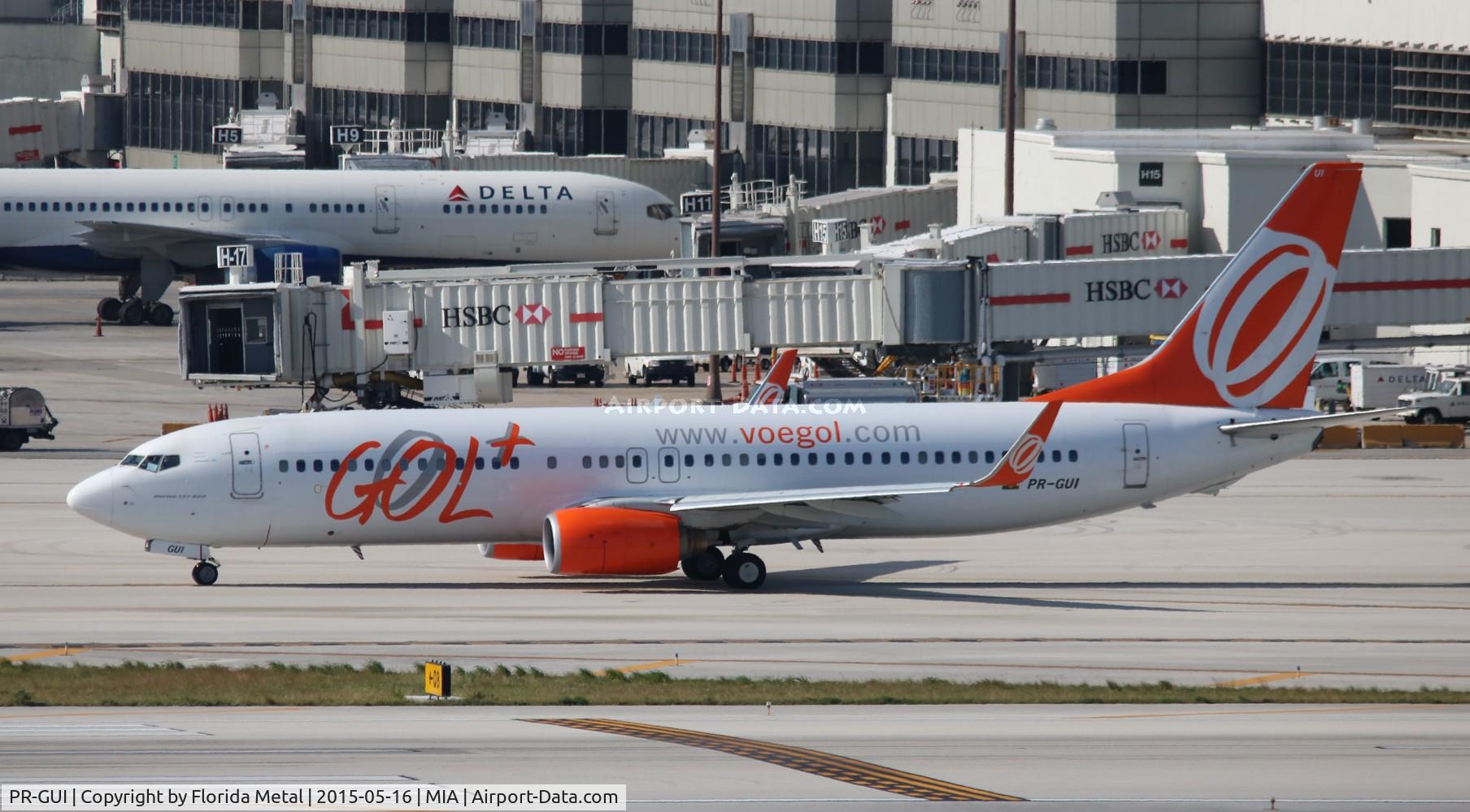 PR-GUI, 2011 Boeing 737-8EH C/N 35844, GOL 737-800