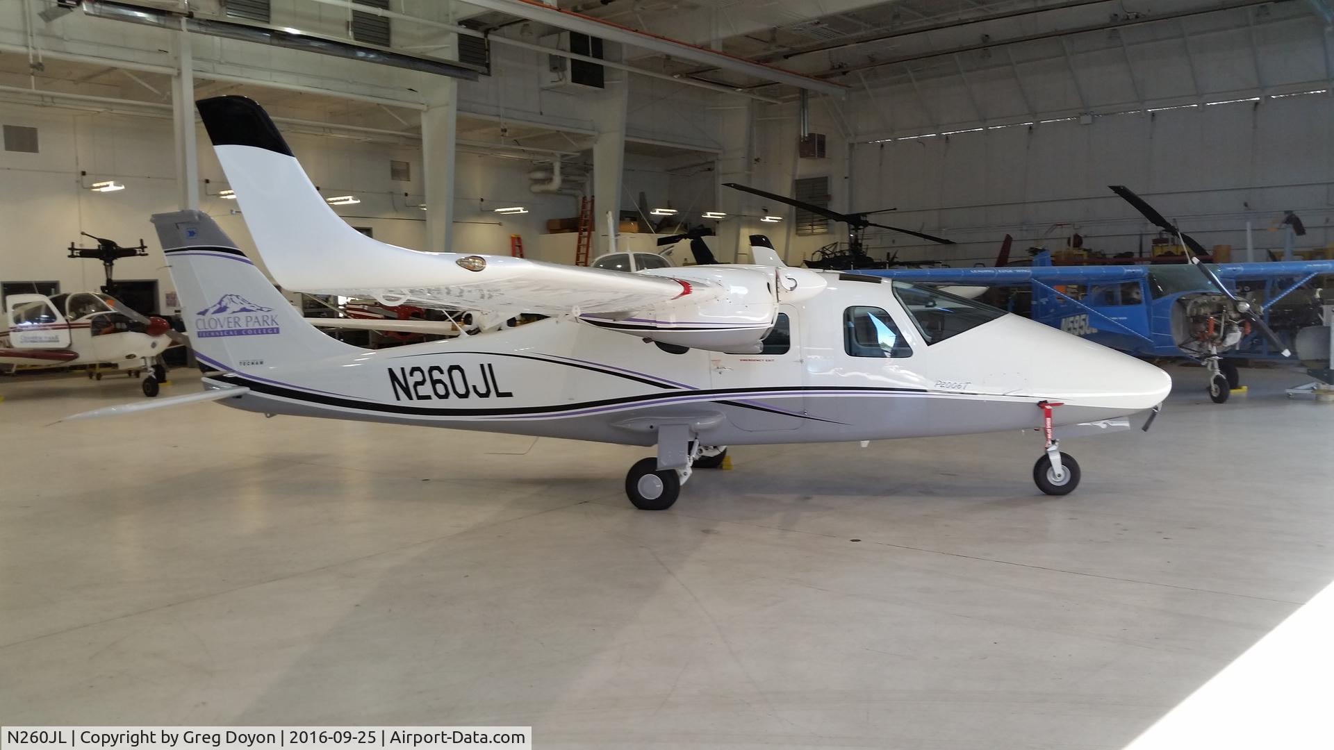 N260JL, 2016 Tecnam P-2006T C/N 176/US, Clover Park Technical College's Tecnam P2006T