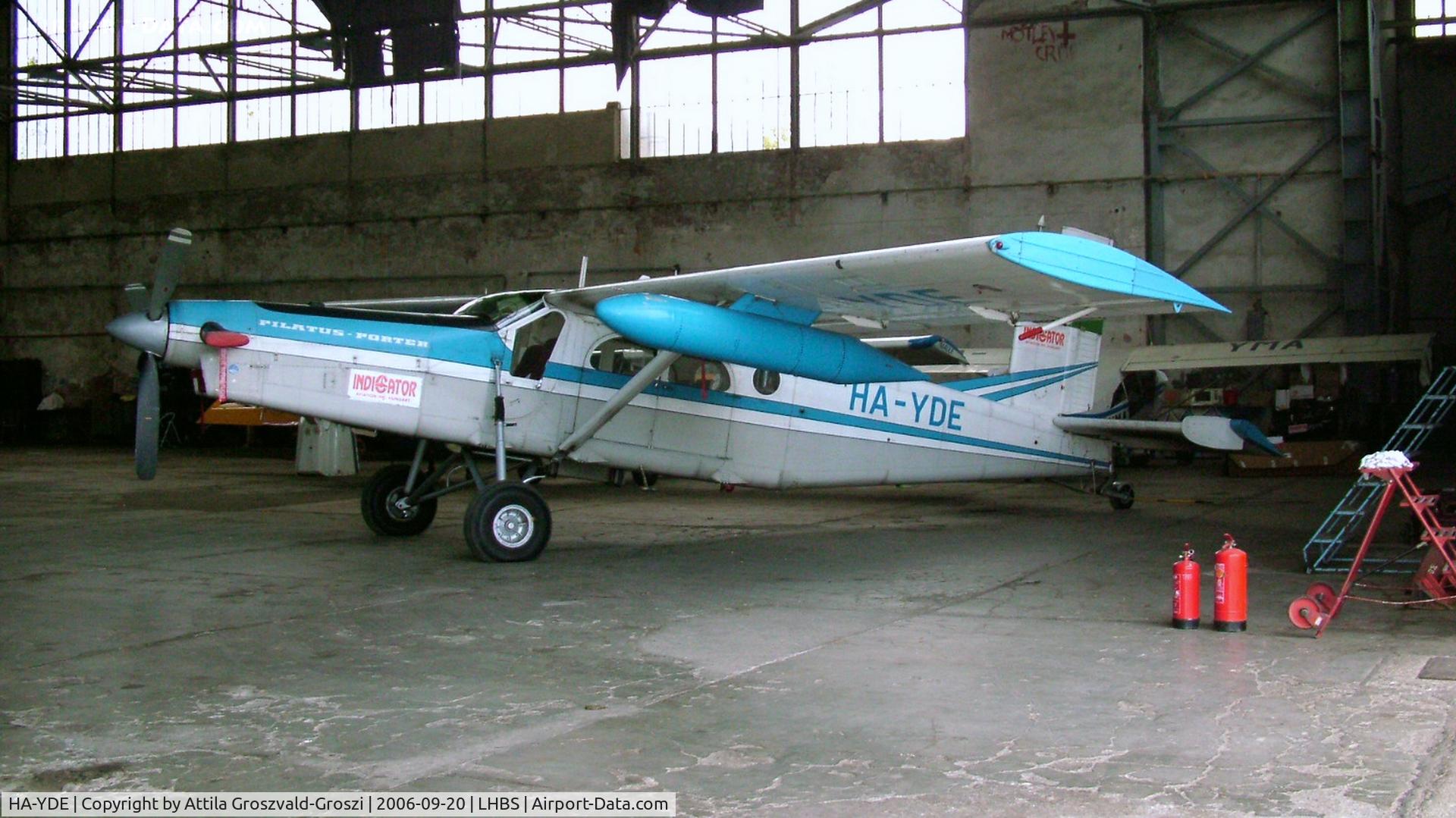 HA-YDE, 1981 Pilatus PC-6/B2-H2 C/N 814, Budaörs Airport, Hungary