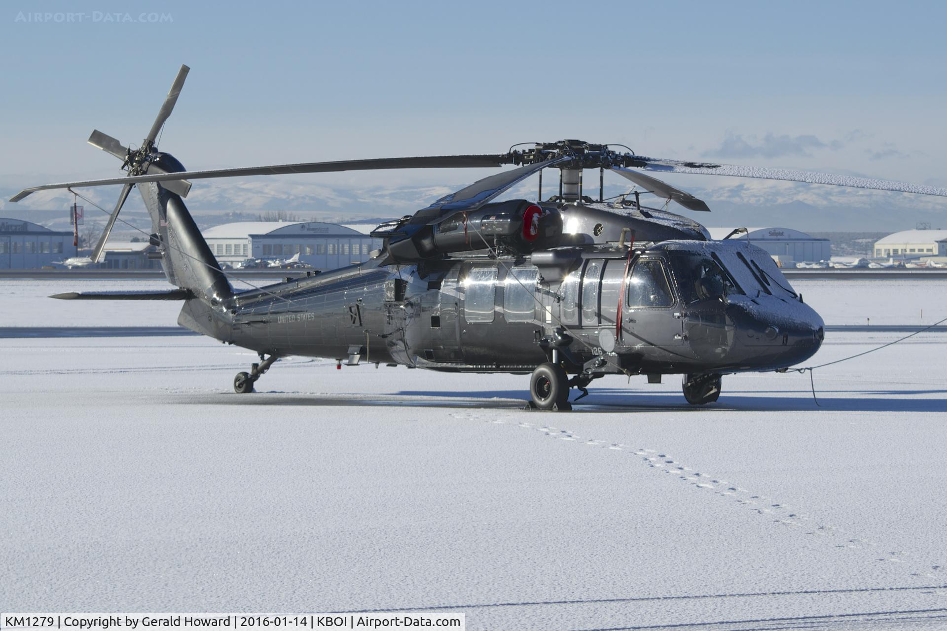 KM1279, 1980 Sikorsky S-70A Black Hawk C/N 70-224, Parked on north GA ramp.