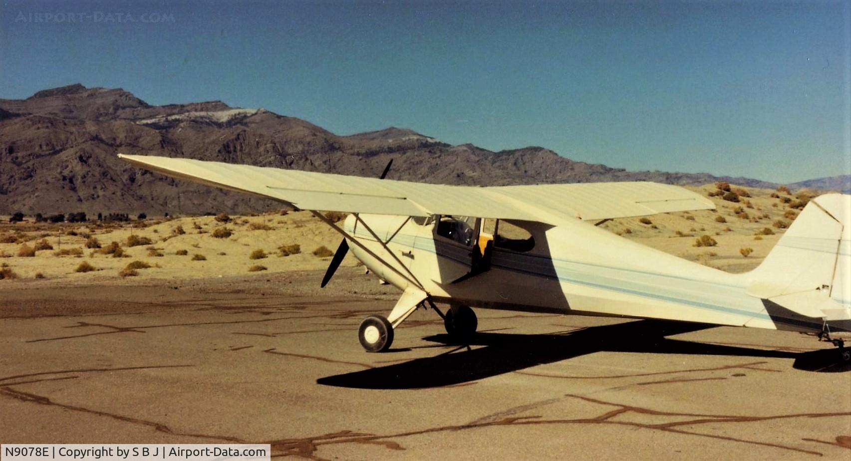 N9078E, 1946 Aeronca 11AC Chief C/N 11AC-710, 78E at the now closed Eagleville airport that was in NE Calif. The 11 hours I flew 78E this day went well beyond what one would call enjoyable and into near painful territory.
