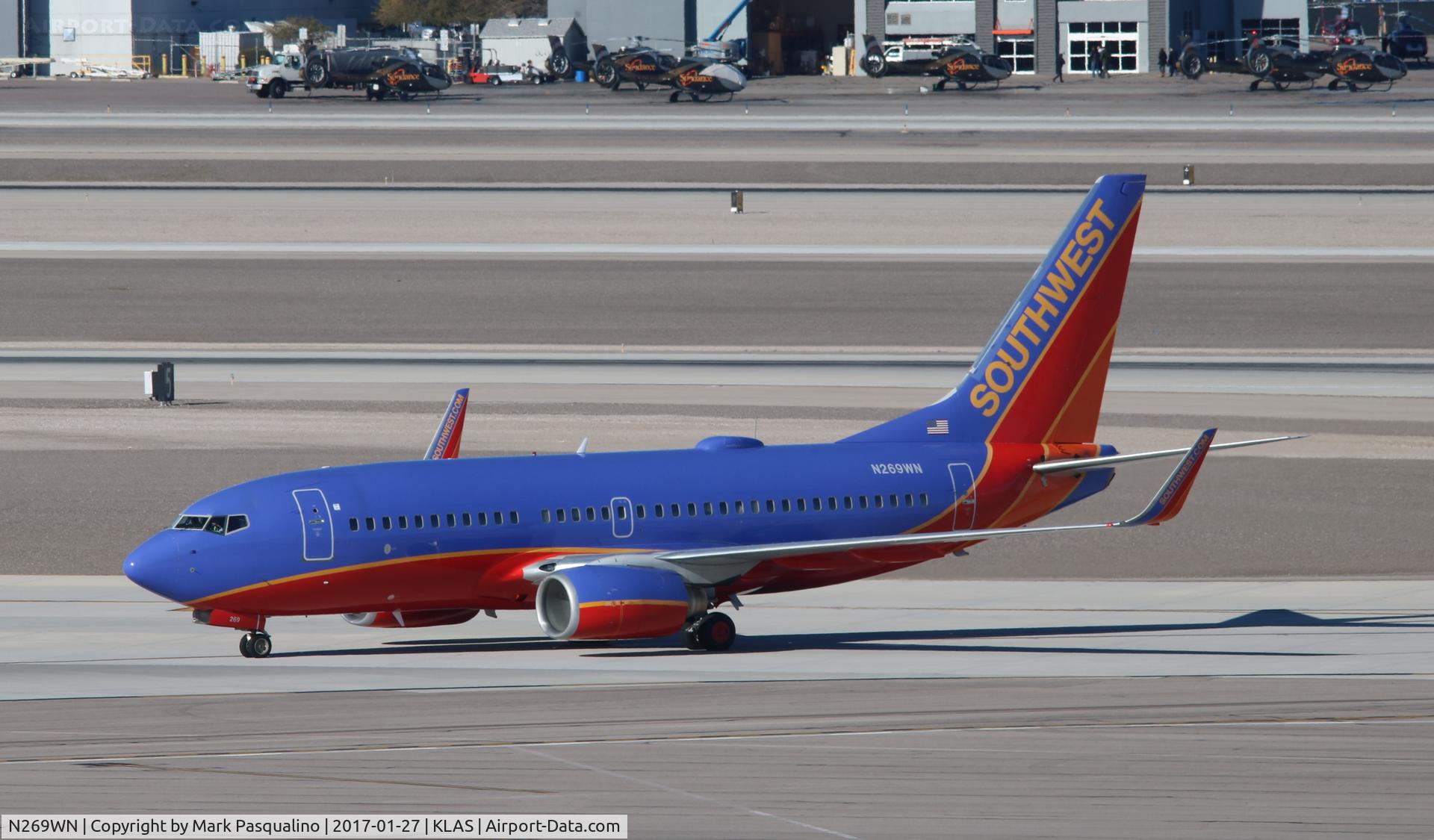 N269WN, 2007 Boeing 737-7H4 C/N 32526, Boeing 737-700