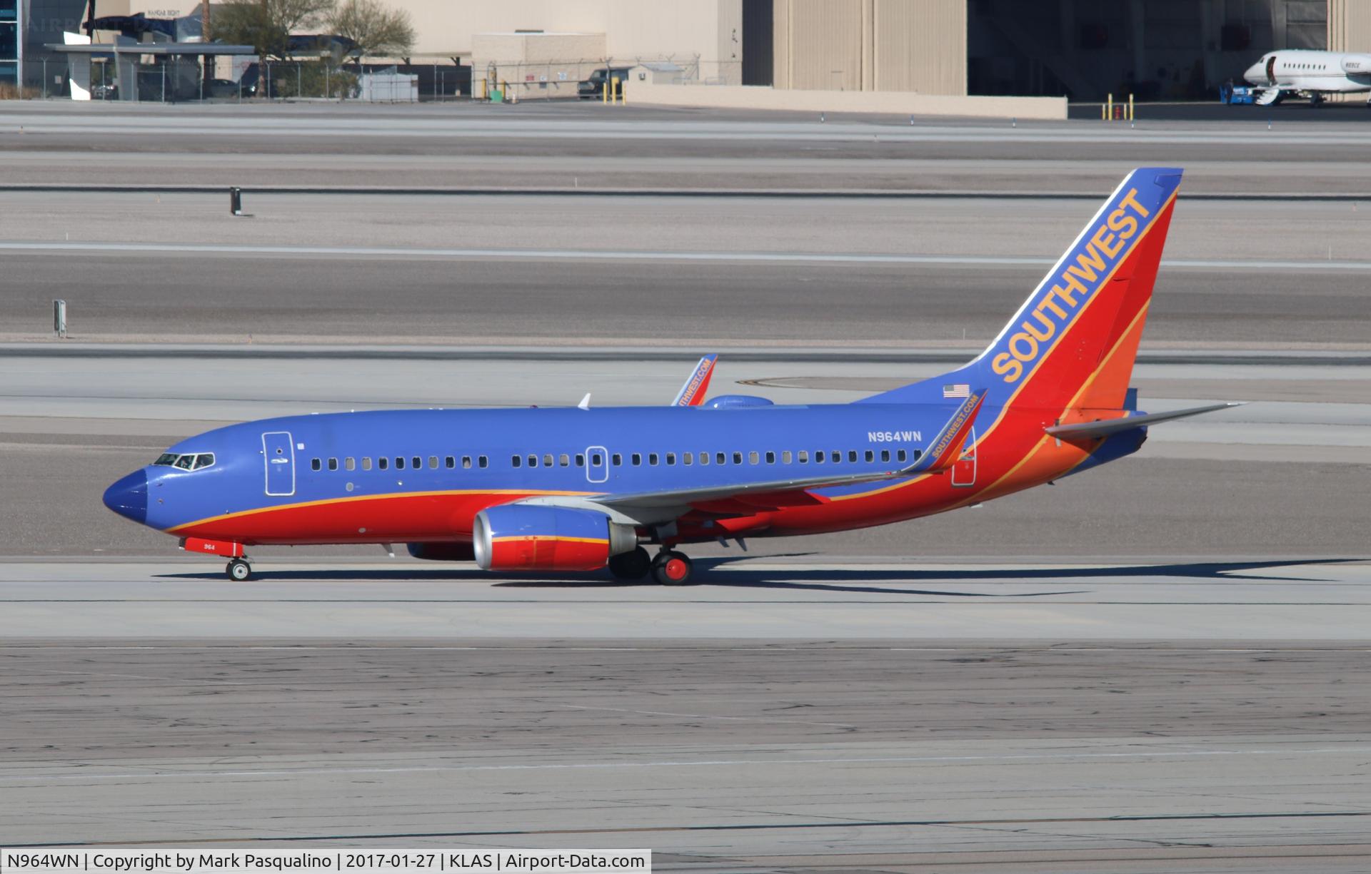 N964WN, 2011 Boeing 737-7H4 C/N 36965, Boeing 737-700