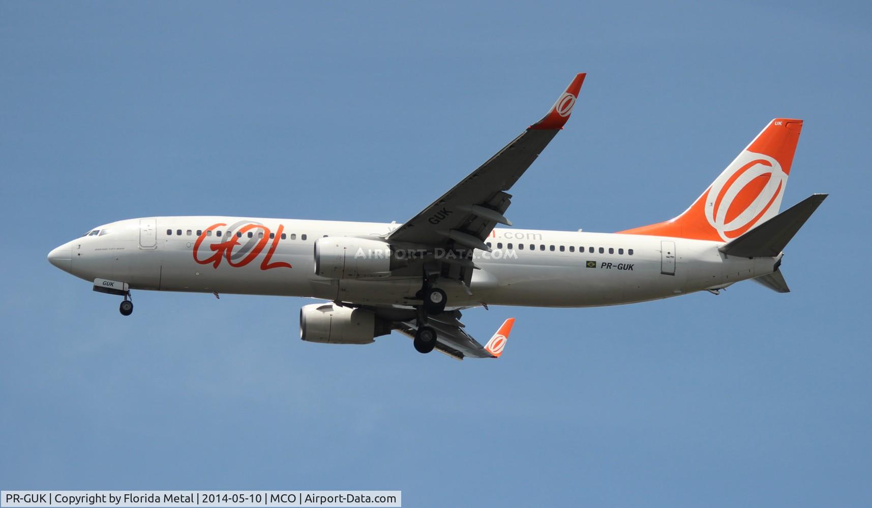 PR-GUK, 2011 Boeing 737-8EH C/N 35852, GOL 737-800