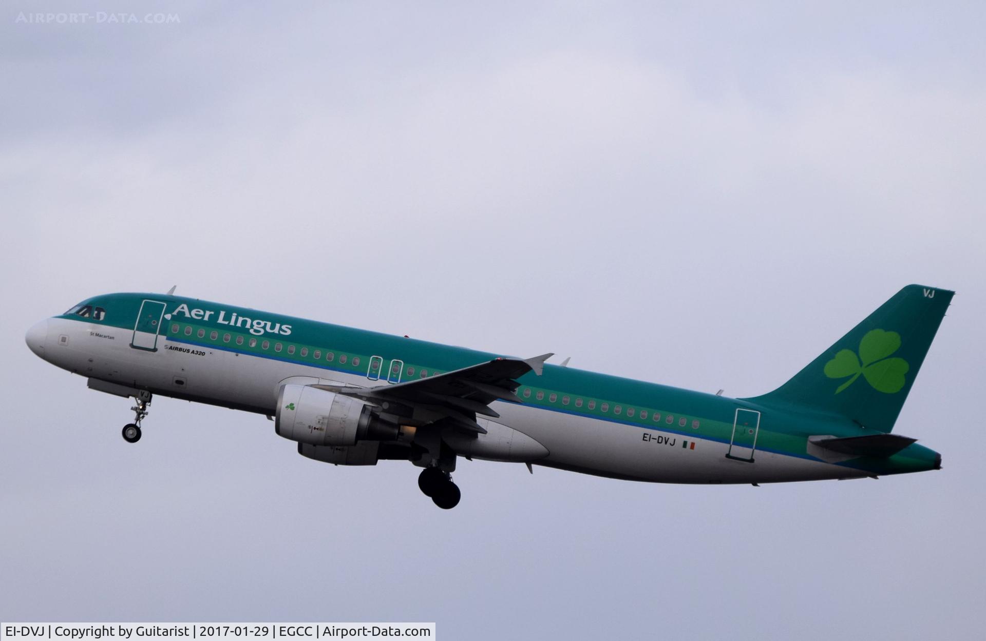 EI-DVJ, 2009 Airbus A320-214 C/N 3857, At Manchester