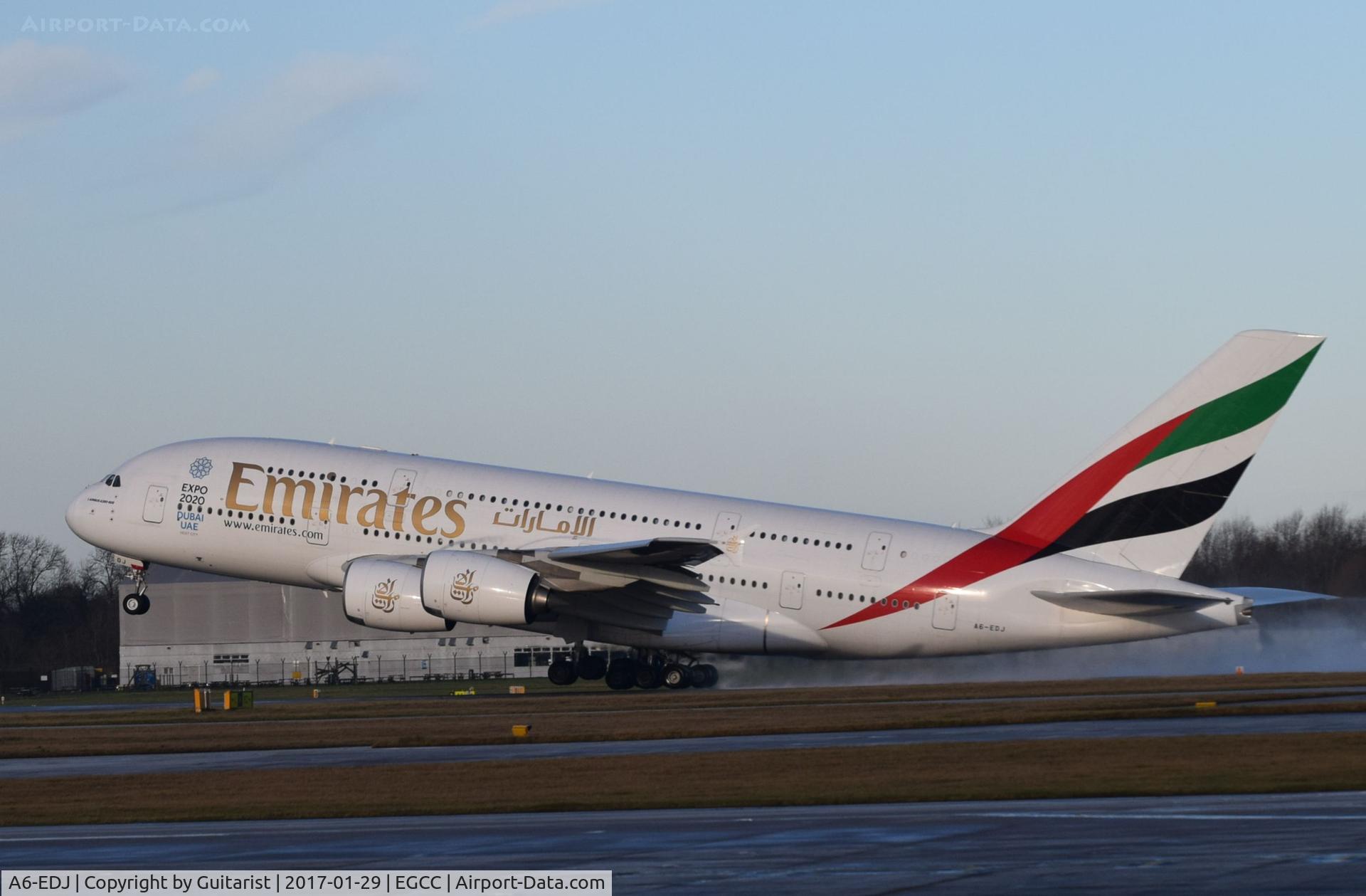 A6-EDJ, 2006 Airbus A380-861 C/N 009, At Manchester