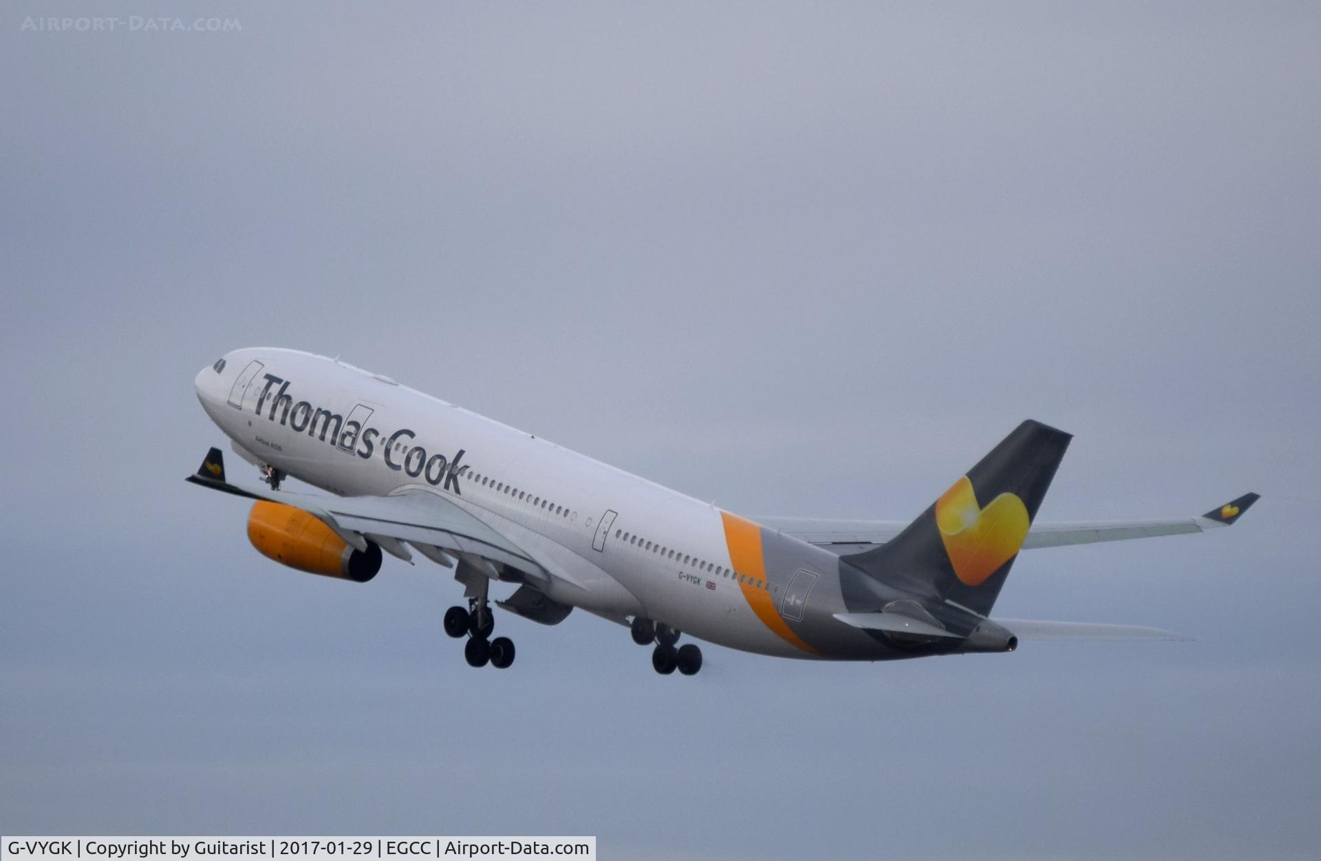 G-VYGK, 2014 Airbus A330-243 C/N 1498, At Manchester