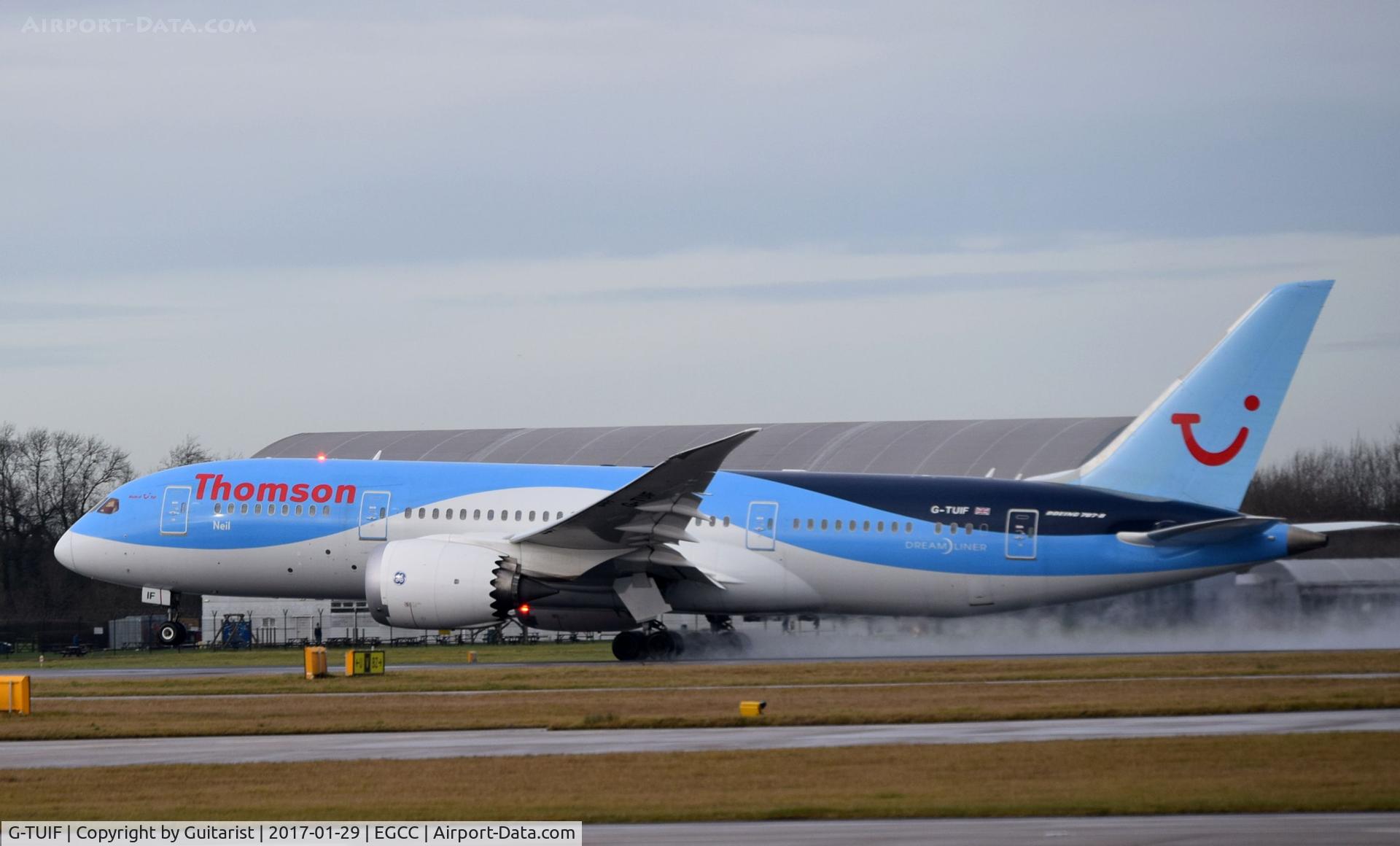 G-TUIF, 2014 Boeing 787-8 Dreamliner C/N 36428, At Manchester