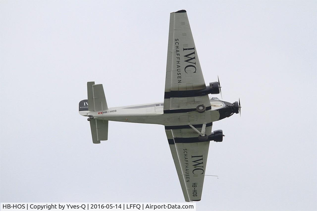HB-HOS, 1939 Junkers Ju-52/3m g4e C/N 6580, Junkers Ju-52-3m g4e, On display, La Ferté-Alais airfield (LFFQ) Air show 2016