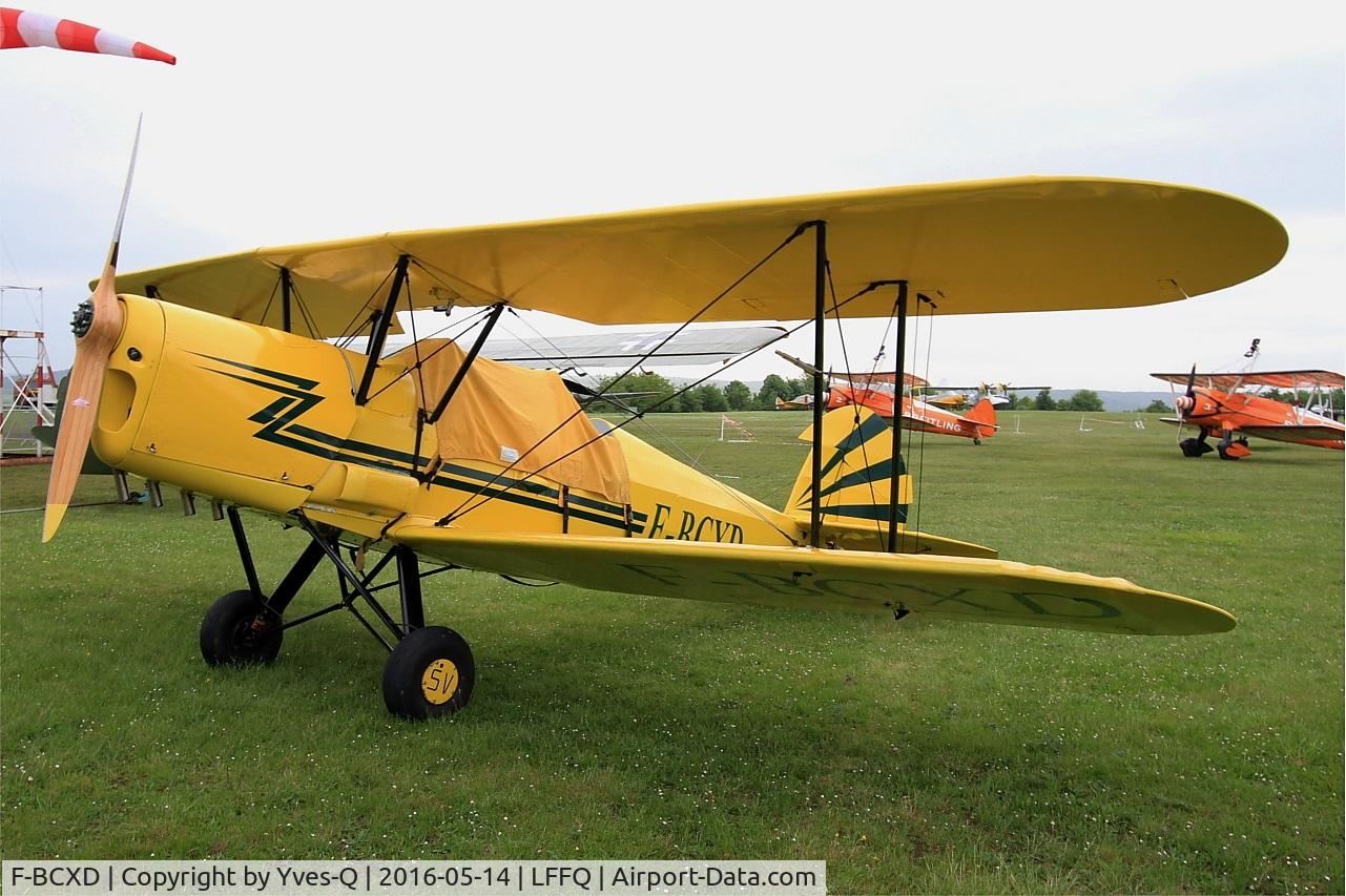 F-BCXD, 1946 Stampe and Vertongen SV-4A C/N 438, Stampe-Vertongen SV-4A, Static display, La Ferté-Alais Airfield (LFFQ) Air show 2016