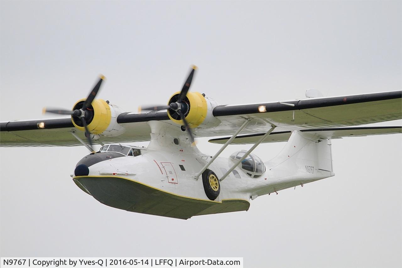 N9767, 1942 Boeing PBY-5A Catalina C/N 9767, Consolidated Vultee PBY-5A Catalina, On display, La Ferté-Alais airfield (LFFQ) Air show 2016