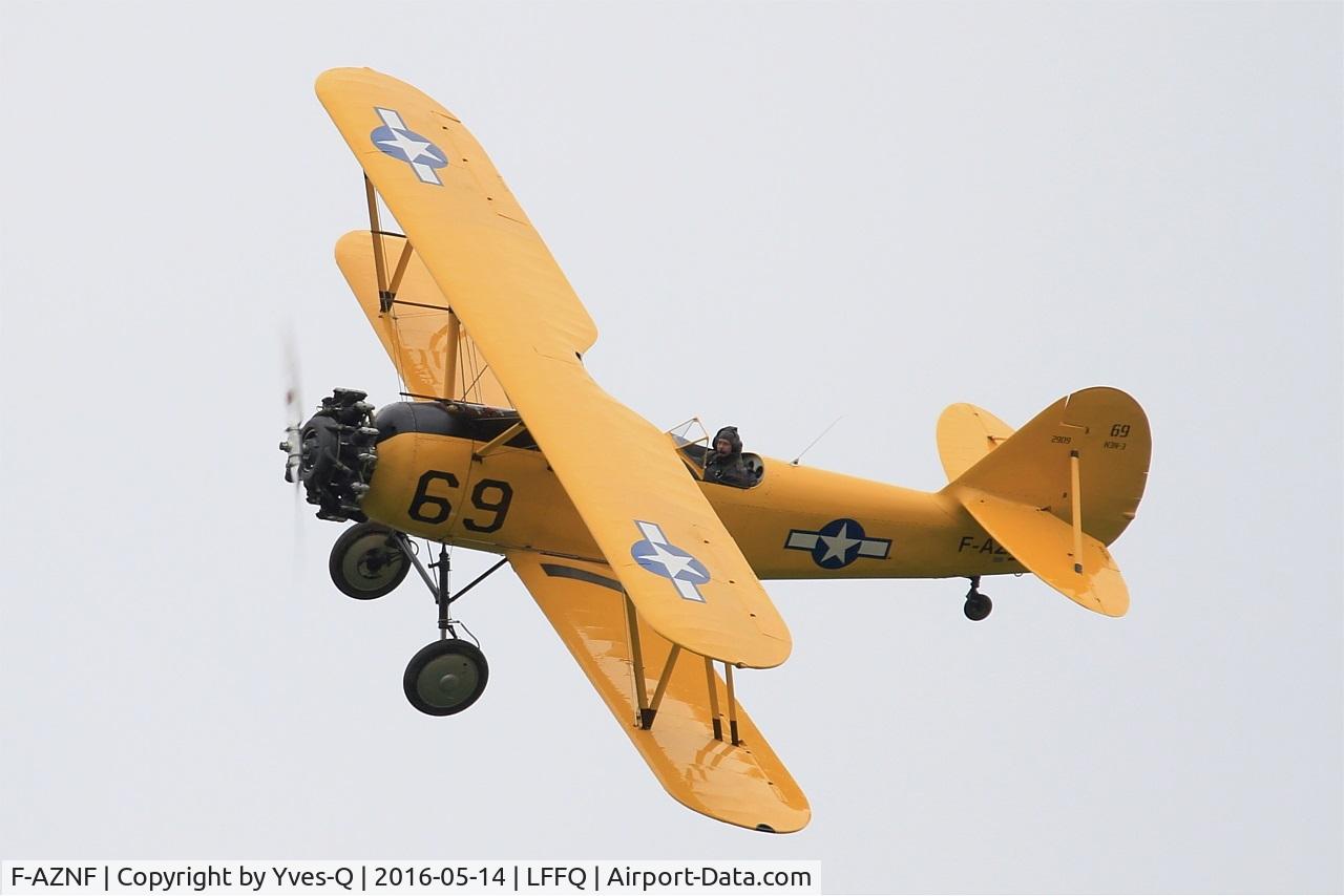 F-AZNF, Naval Aircraft Factory N3N-3 C/N 2909, Naval Aircraft Factory N3N-3, On display, La Ferté-Alais (LFFQ) air show 2016