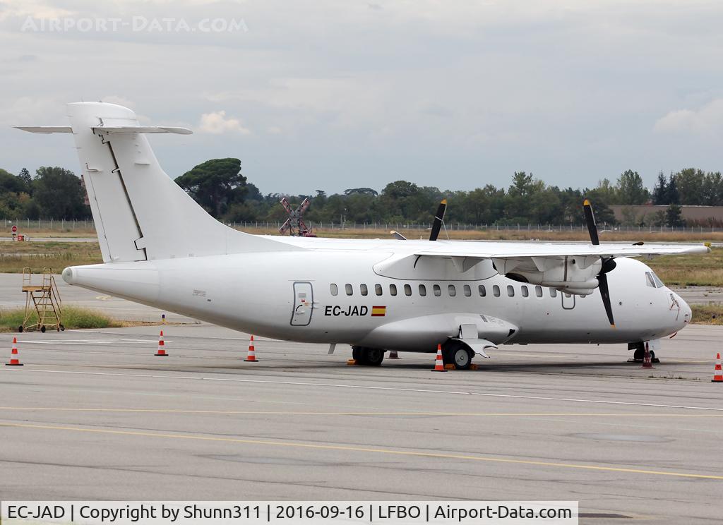 EC-JAD, 1992 ATR 42-201 C/N 321, Parked at the Genreal Aviation area...