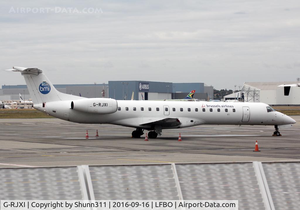 G-RJXI, 2001 Embraer EMB-145EP (ERJ-145EP) C/N 145454, Parked at the Old Terminal...