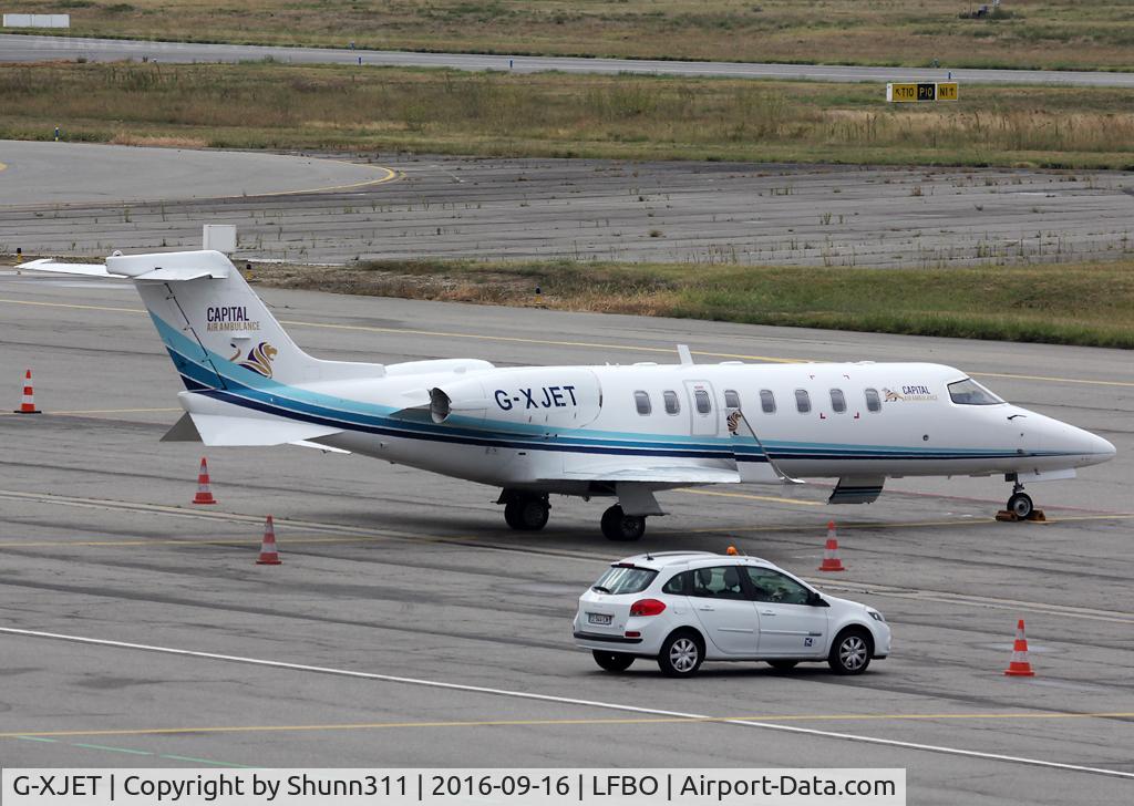 G-XJET, 2006 Learjet 45 C/N 45-311, Parked at the General Aviation area...