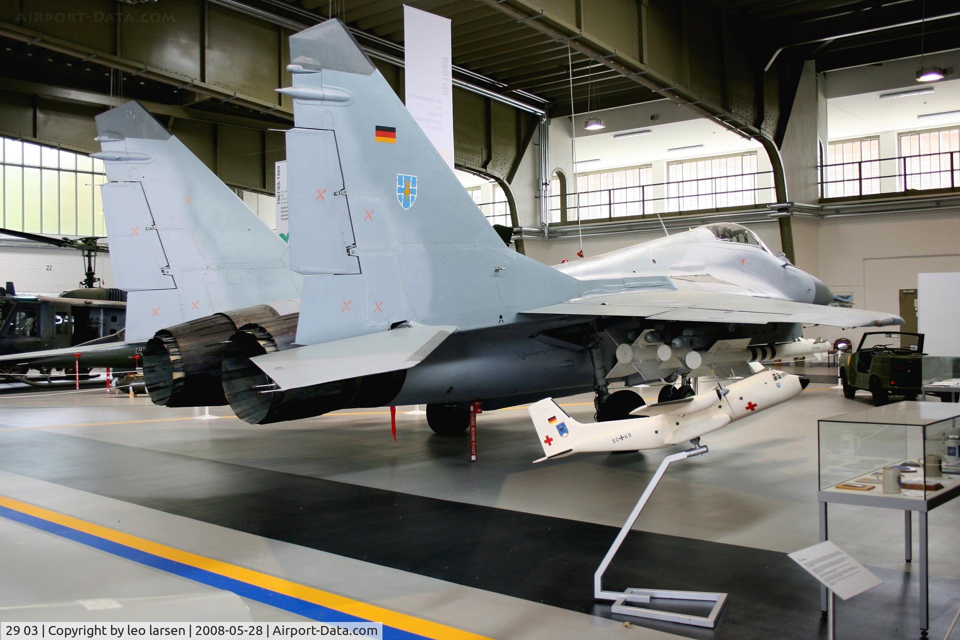29 03, 1988 Mikoyan-Gurevich MiG-29G C/N 2960525110, Berlin Gatow Museum 28.5.2008