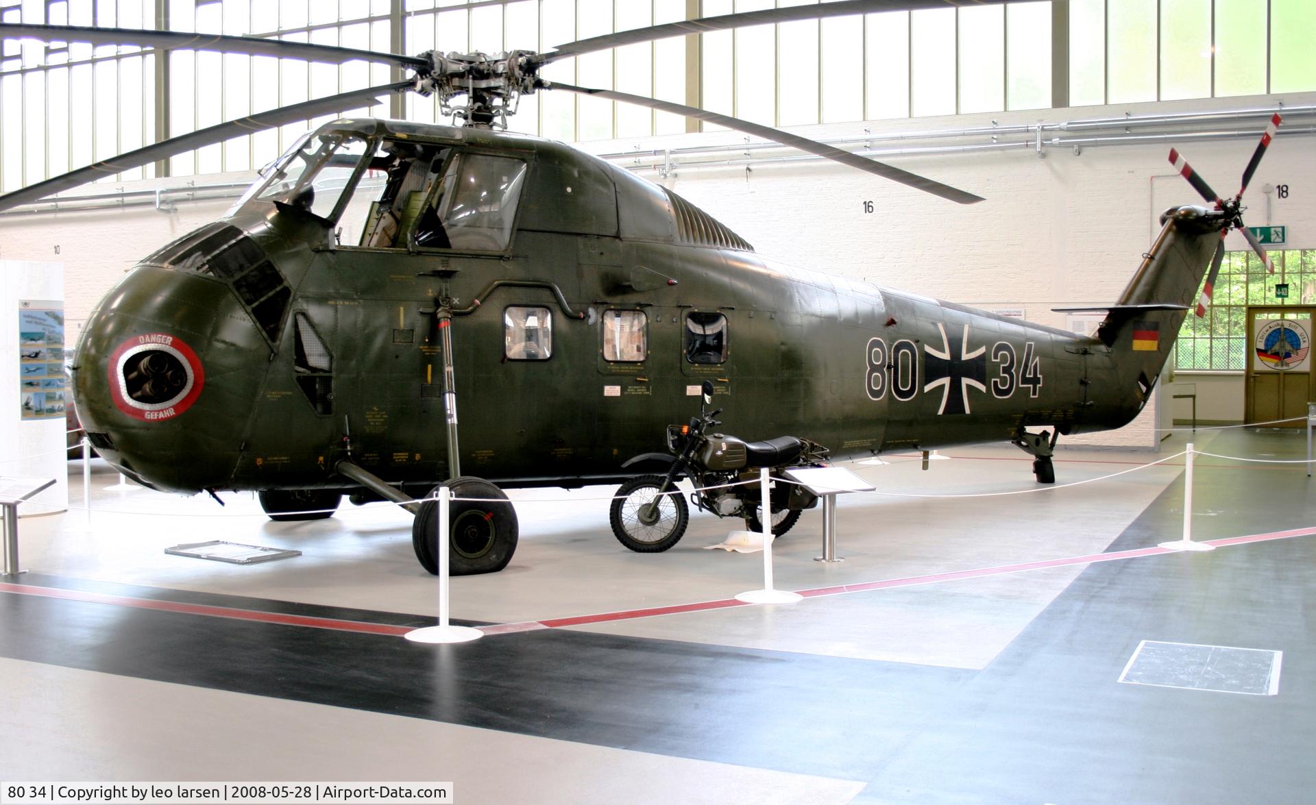 80 34, Sikorsky H-34G Choctaw C/N 58-1099, Berlin Gatow Museum 28.5.2008