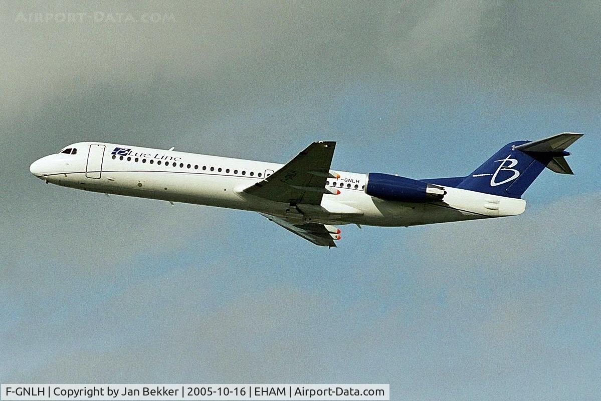F-GNLH, 1991 Fokker 100 (F-28-0100) C/N 11311, Schiphol Amsterdam Analogue