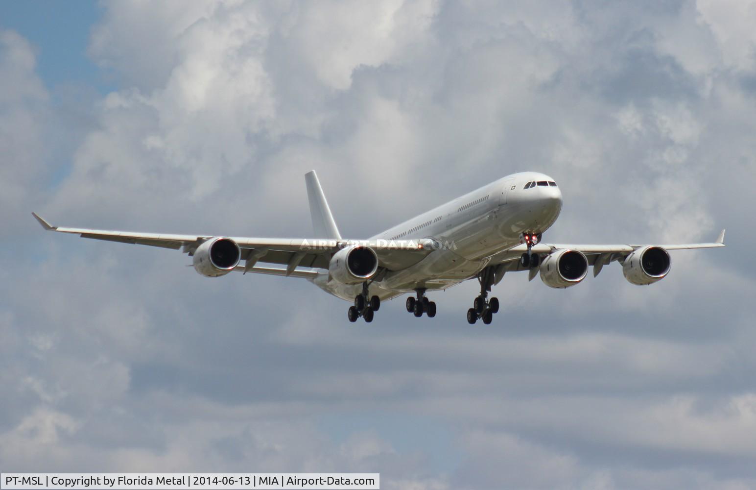PT-MSL, 2003 Airbus A340-541 C/N 464, TAM A340-500
