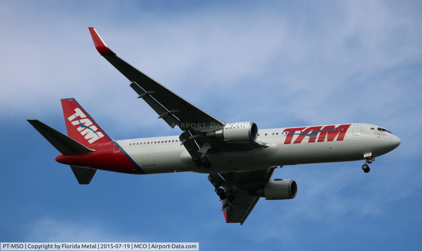 PT-MSO, 2012 Boeing 767-316/ER C/N 41747, TAM 767-300