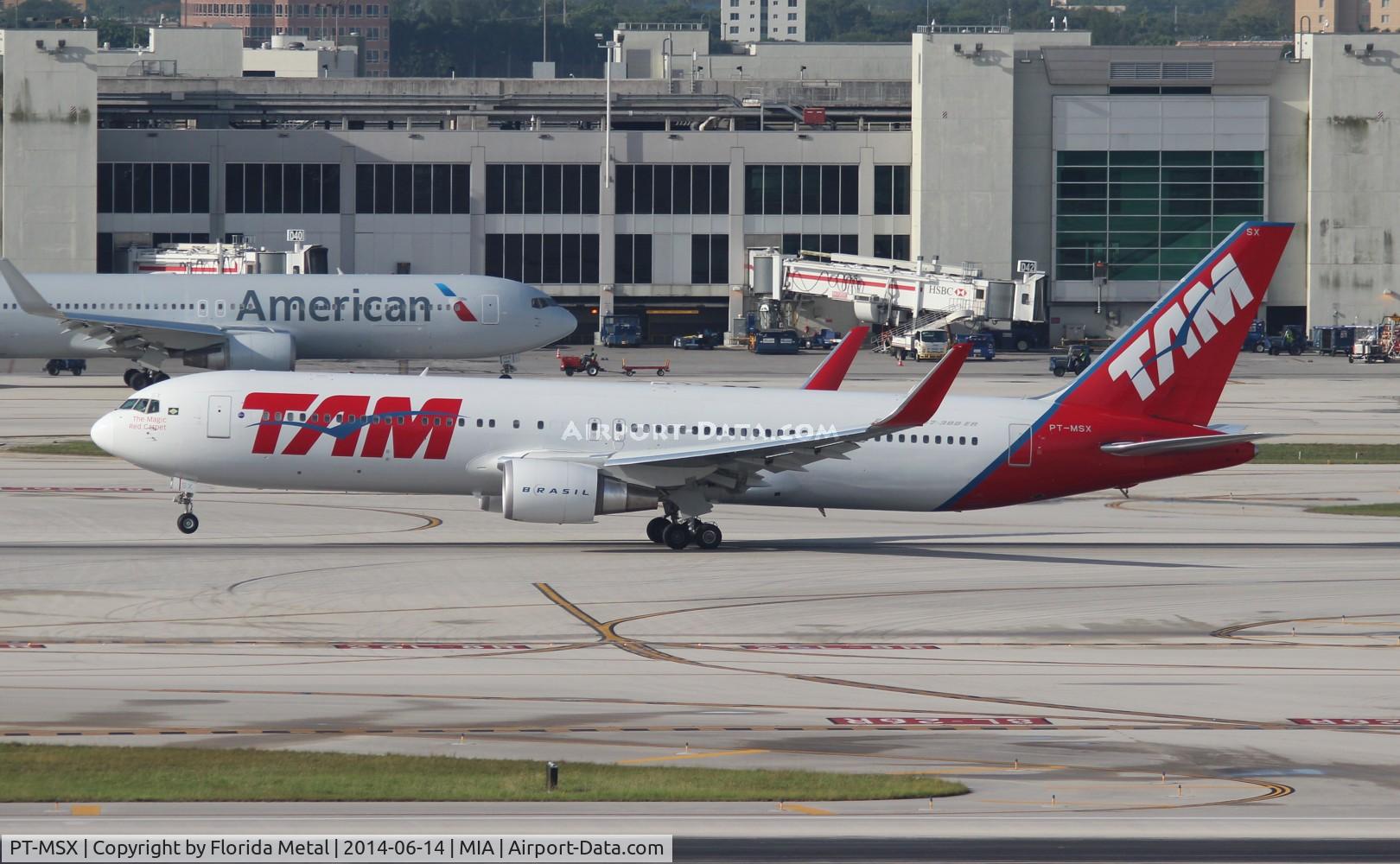 PT-MSX, 2012 Boeing 767-316/ER C/N 41993, TAM 767-300