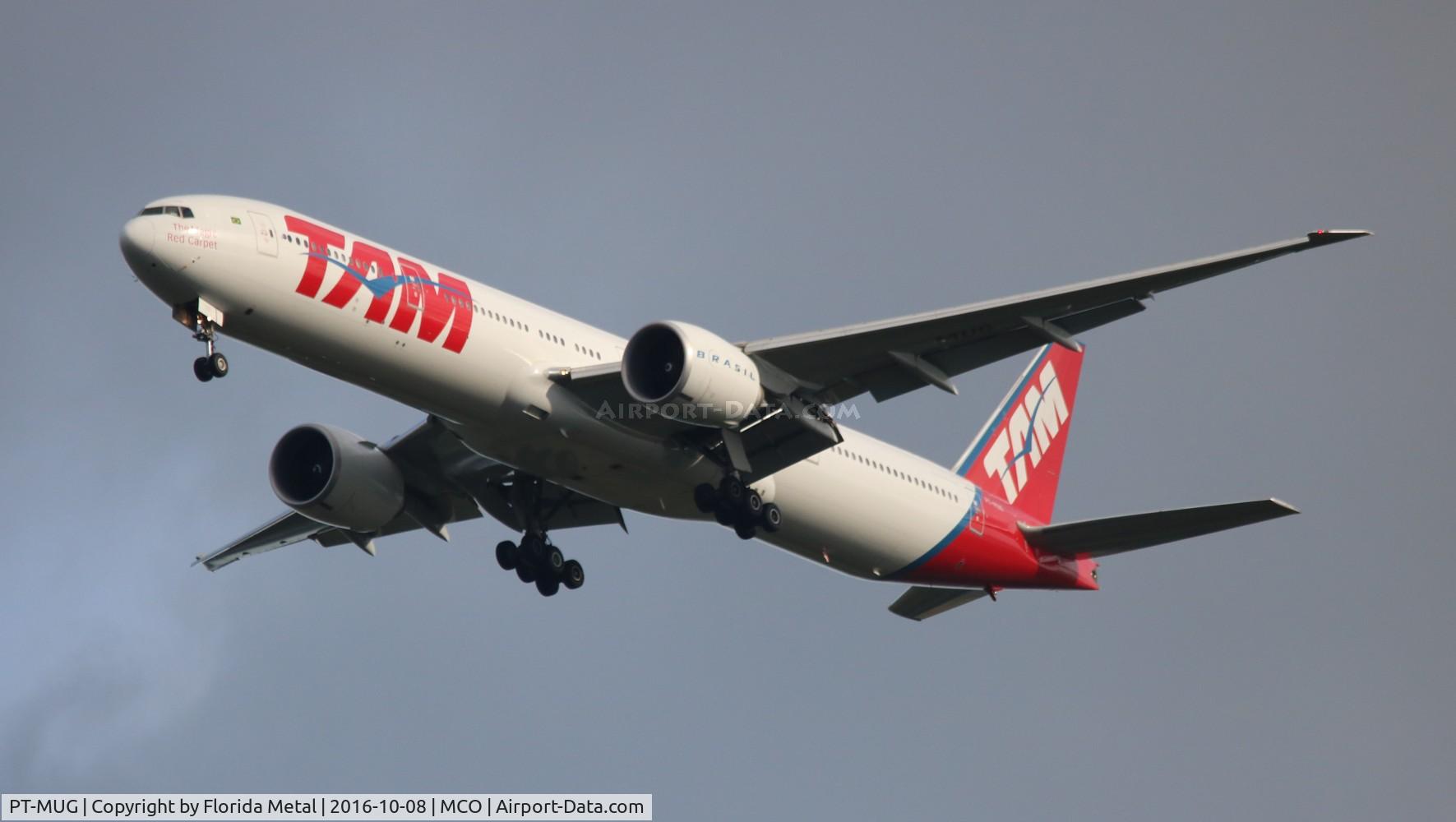 PT-MUG, 2012 Boeing 777-32W/ER C/N 38888, TAM 777-300