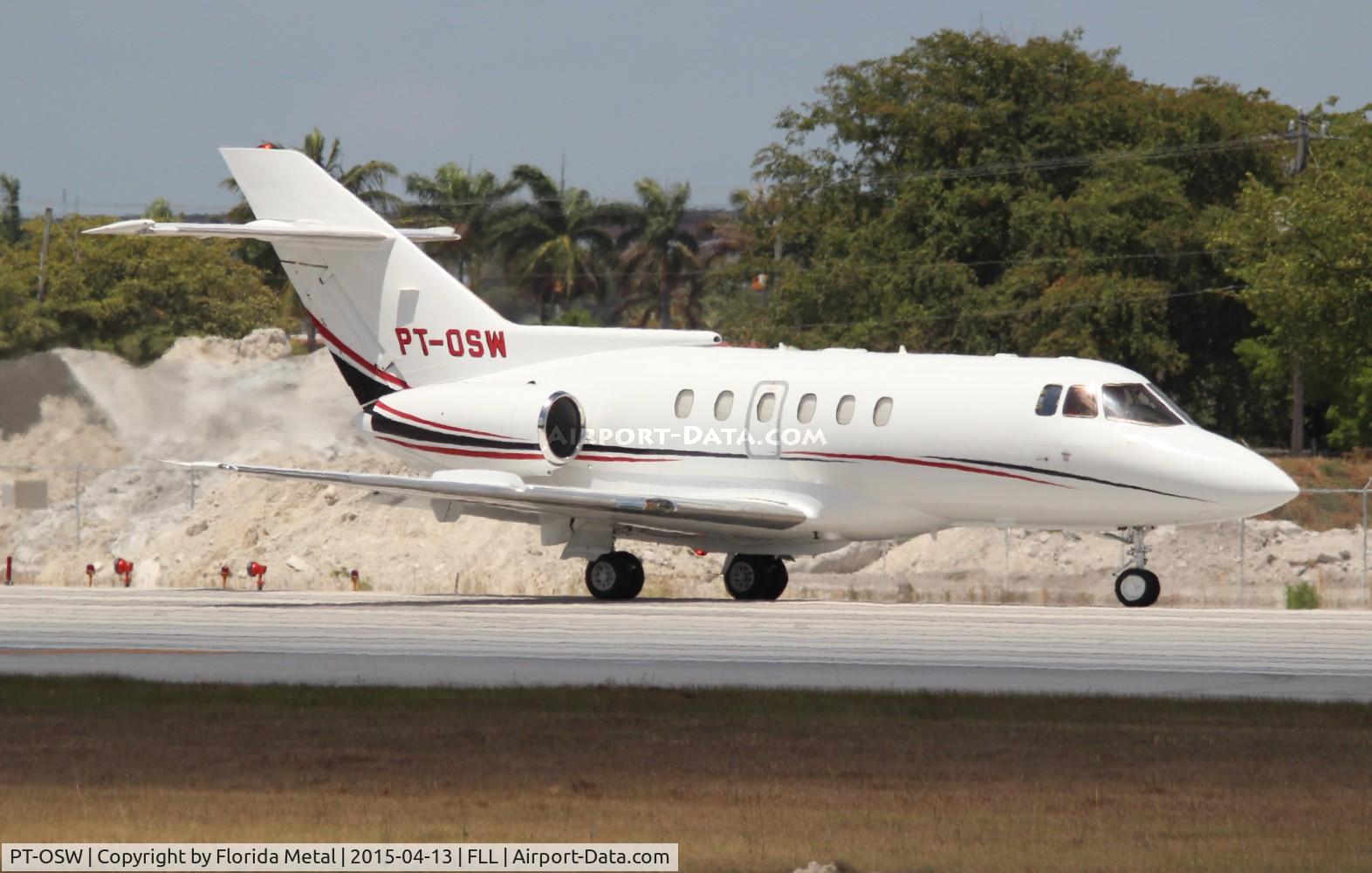 PT-OSW, 1990 British Aerospace BAe.125-800B C/N 258184, Hawker 800B