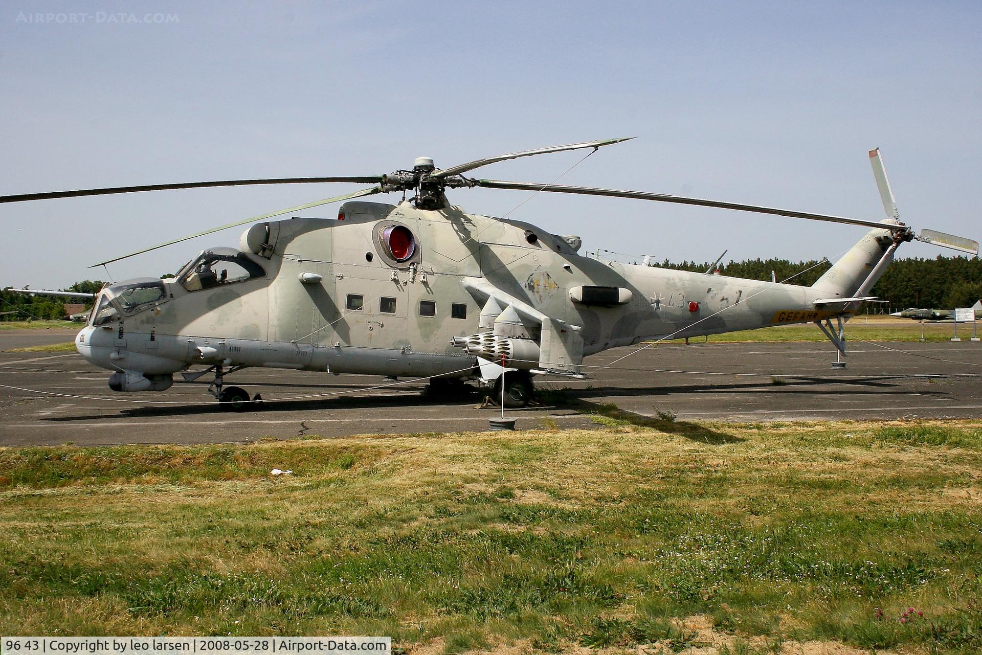 96 43, Mil Mi-24P Hind F C/N 340333, Berlin Gatow Museum 28.5.2008