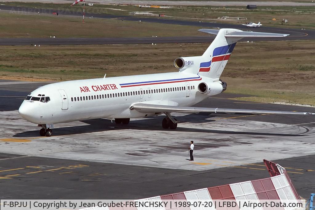 F-BPJU, 1967 Boeing 727-214 C/N 19683, ACI Air Charter International departure (used as fire trainer LFPO Paris Orlybb/u 2/01)