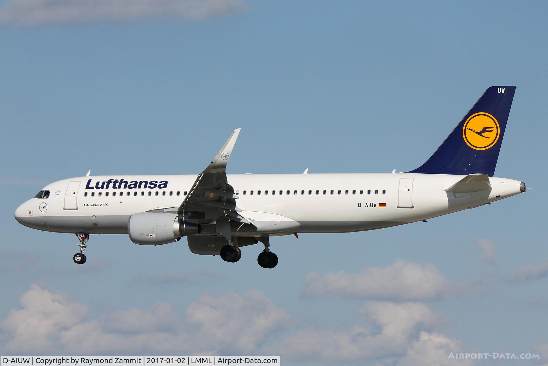 D-AIUW, 2016 Airbus A320-214 C/N 7251, A320 D-AIUW Lufthansa