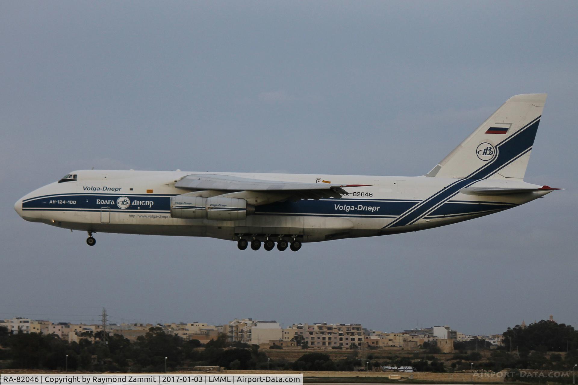 RA-82046, 1992 Antonov An-124-100 Ruslan C/N 9773052255117, Antonov An-124-100 Ruslan RA-82046 Volga Dnepr