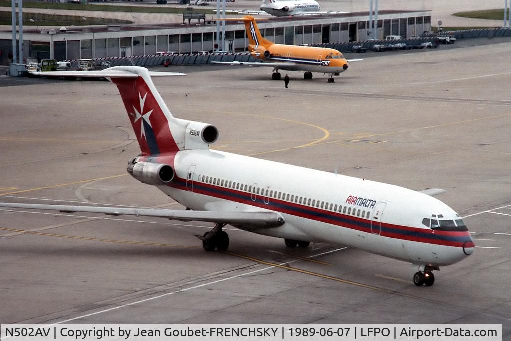 N502AV, 1972 Boeing 727-247 C/N 20580, Air Malta Paris Orly south (stored CGK Jajarta 2004)