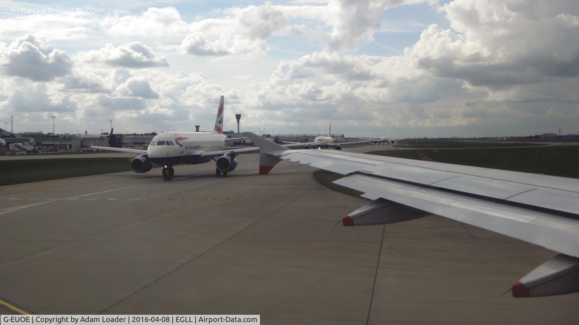 G-EUOE, 2001 Airbus A319-131 C/N 1574, G-EUOE wing view