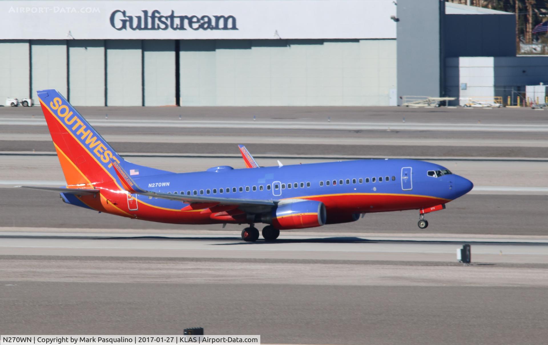 N270WN, 1998 Boeing 737-705 C/N 29089, Boeing 737-700