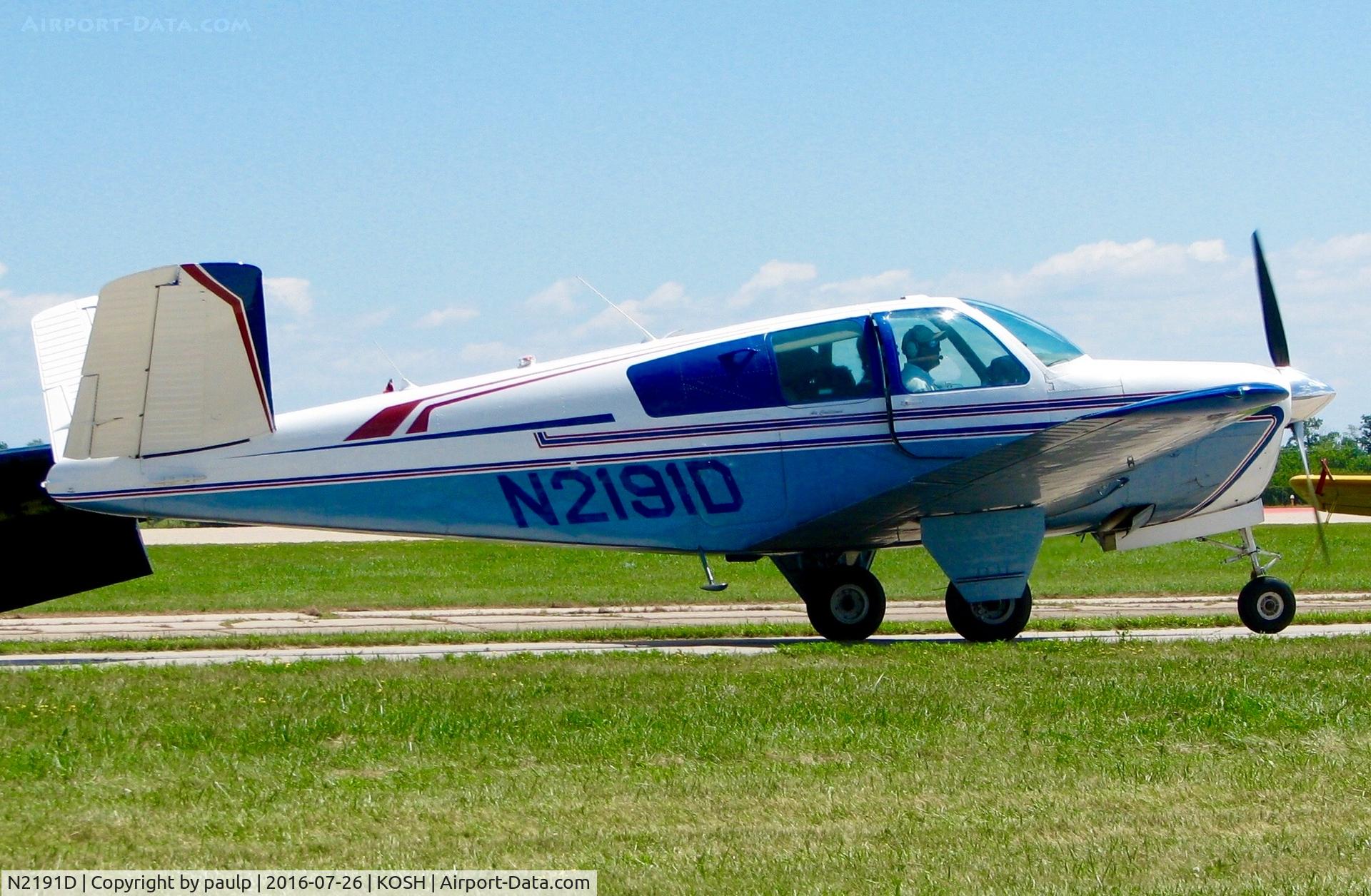 N2191D, 1953 Beech D35 C/N D-3538, At Oshkosh.
