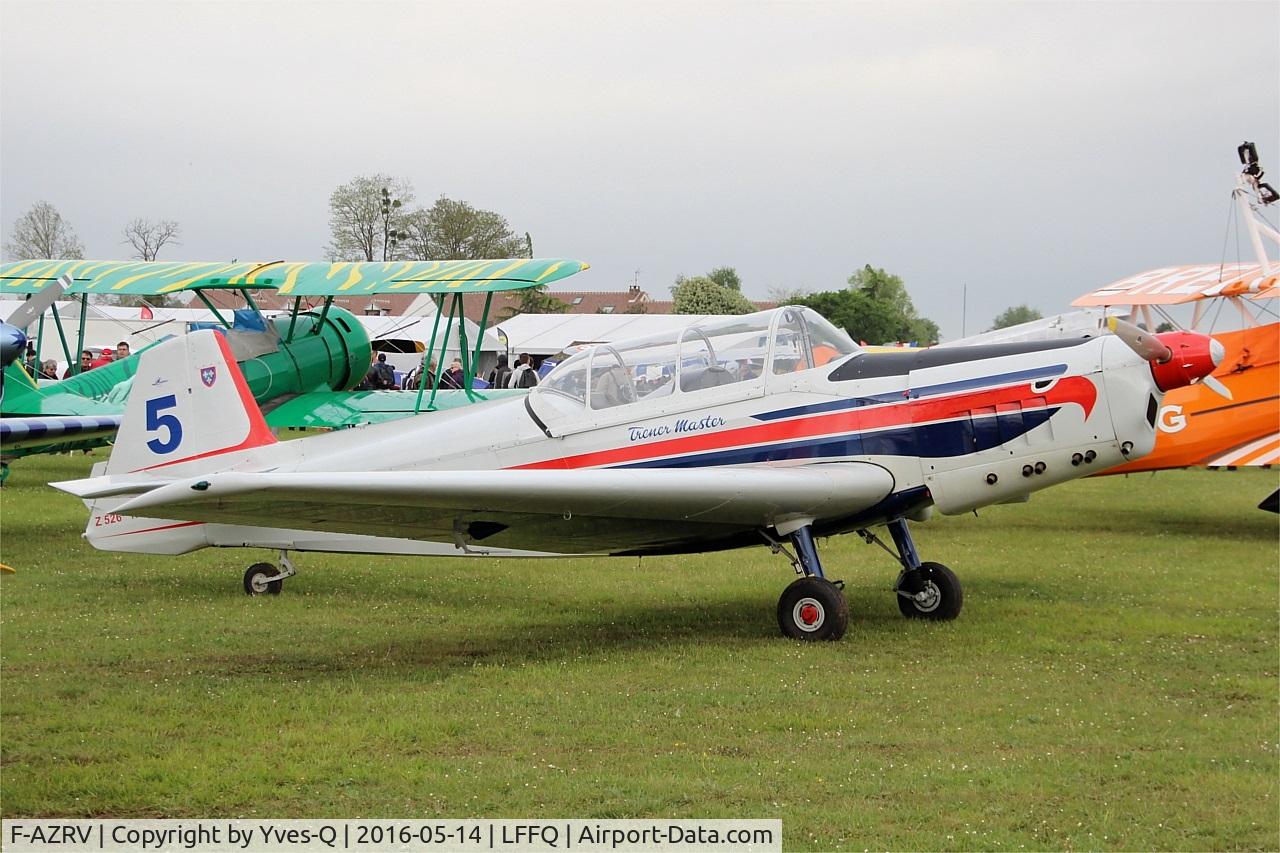 F-AZRV, Zlin Z-526 Trener Master C/N 1079, Zlin Z-526 Trener Master, Static display, La Ferté-Alais airfield (LFFQ) Air show 2016