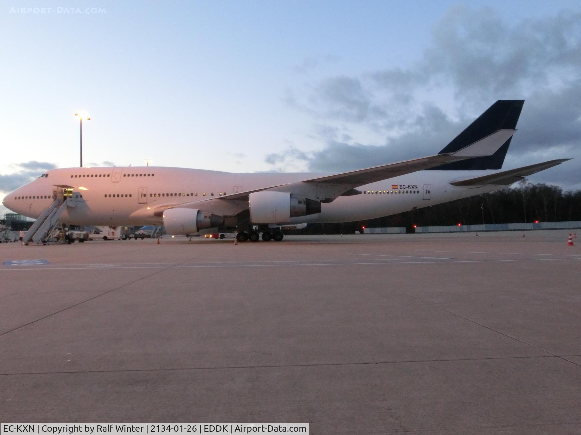 EC-KXN, 1994 Boeing 747-4H6 C/N 25703, Boeing 747-4H6	- PLM  Wamos Air - EC-KXN - CGN