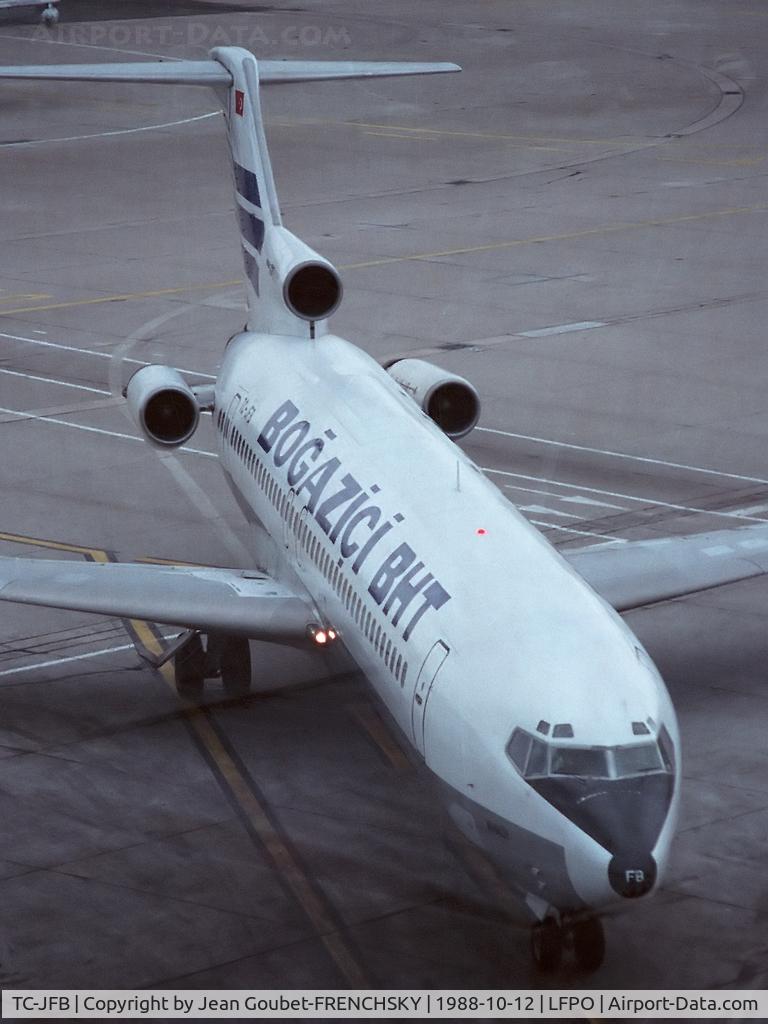 TC-JFB, 1970 Boeing 727-264 C/N 20433, BHT Bogazici Hava Tasimaciligi (rg 12/18/1992 Aeron Equities Corp. Great Neck NY, scrpd MIA 3/94)