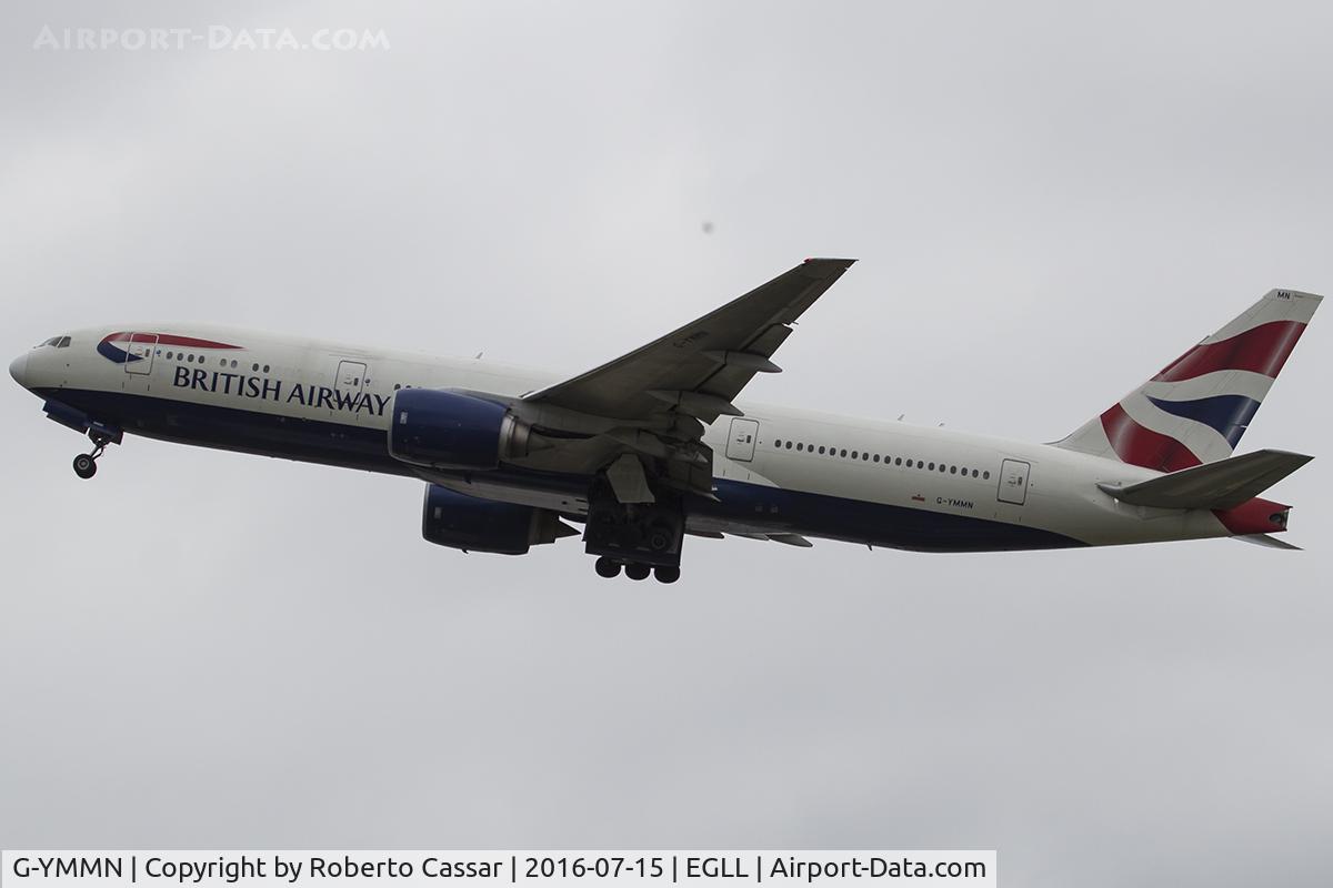 G-YMMN, 2001 Boeing 777-236 C/N 30316, Heathrow 2016