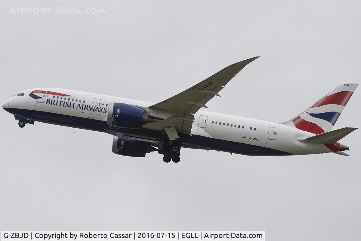 G-ZBJD, 2013 Boeing 787-8 Dreamliner C/N 38619, Heathrow 2016