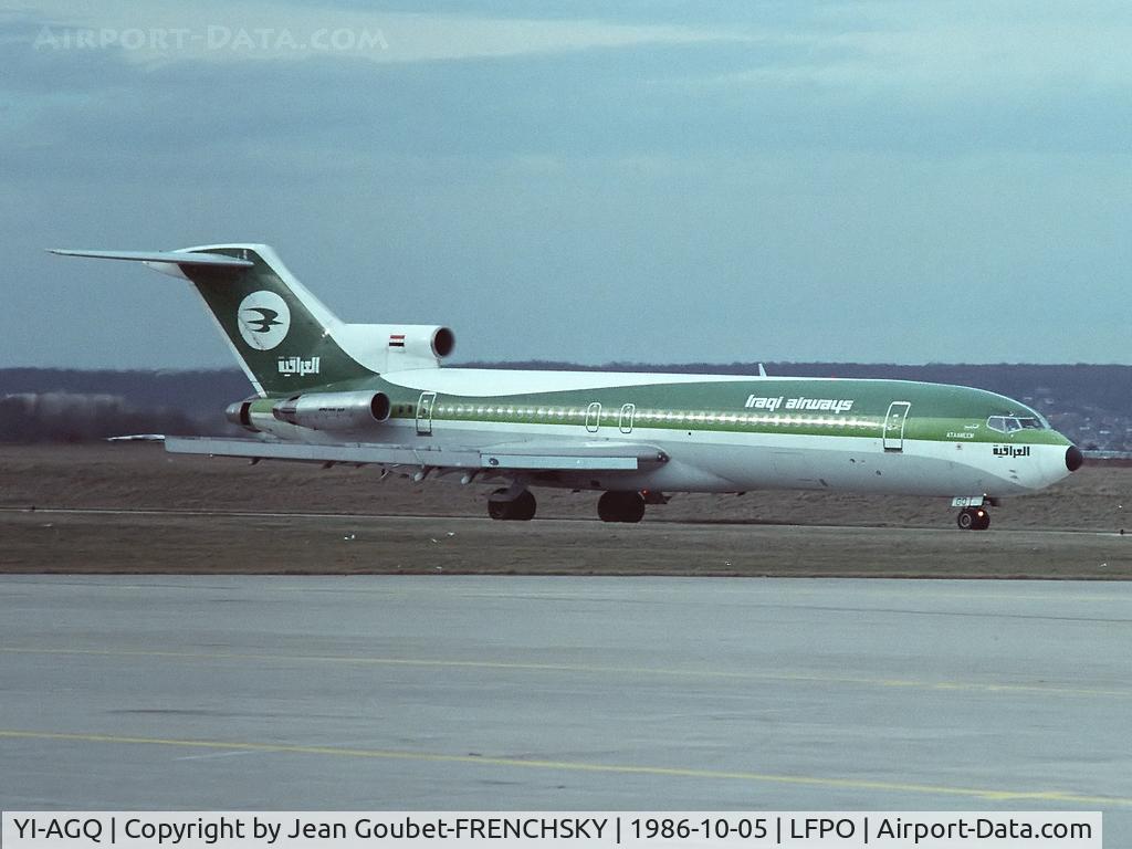 YI-AGQ, 1980 Boeing 727-270 C/N 22261, IRAQI AIRWAYS (w/o 4/03 ORBB destroyed by USMilitary during the Iraq war)