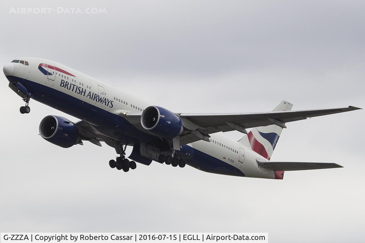 G-ZZZA, 1995 Boeing 777-236 C/N 27105, Heathrow 2016