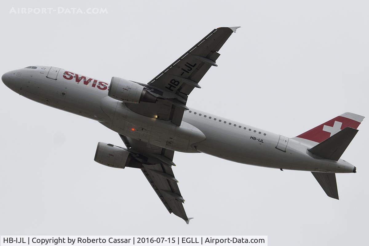 HB-IJL, 1996 Airbus A320-214 C/N 603, Heathrow 2016