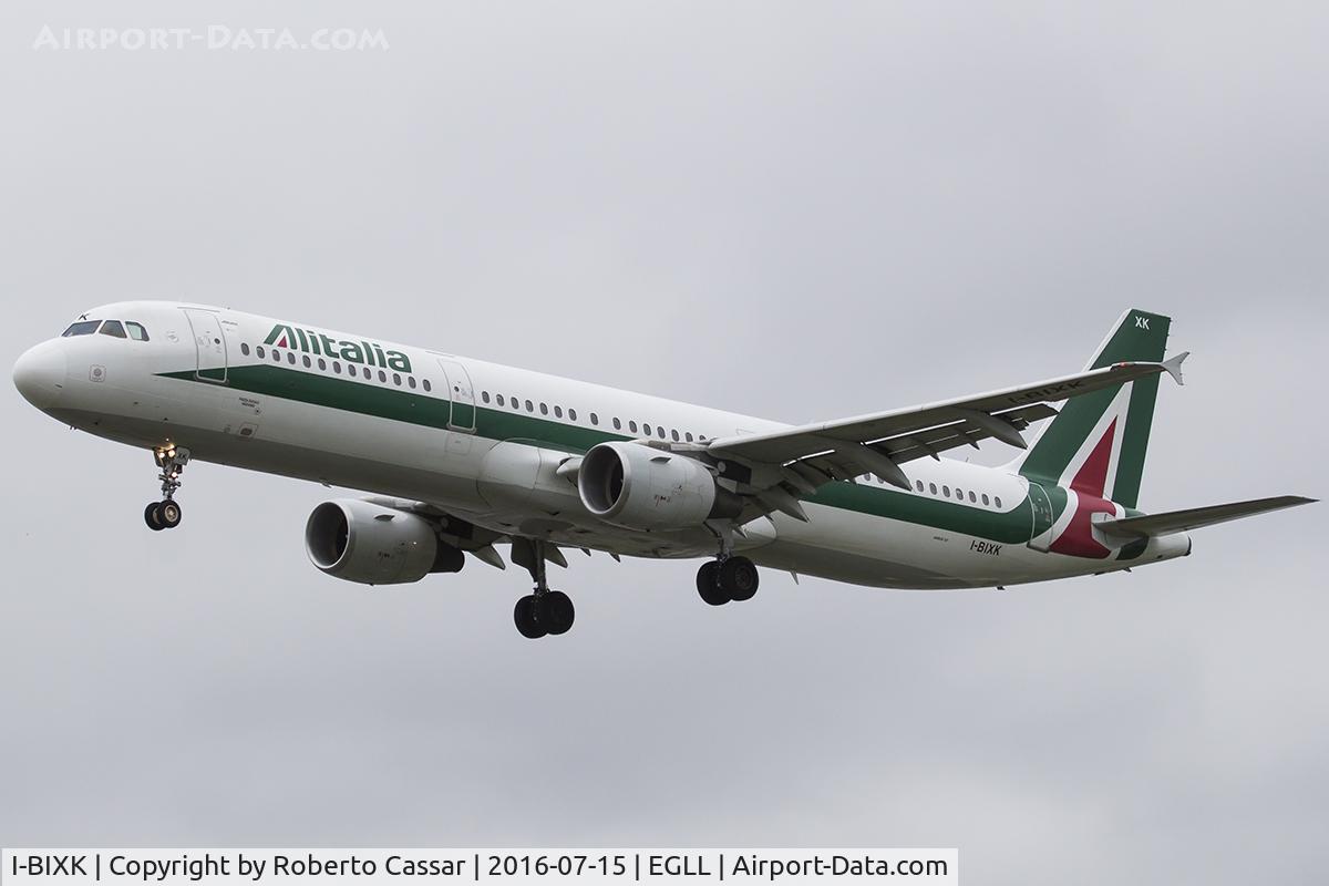 I-BIXK, 2000 Airbus A321-112 C/N 1220, Heathrow 2016