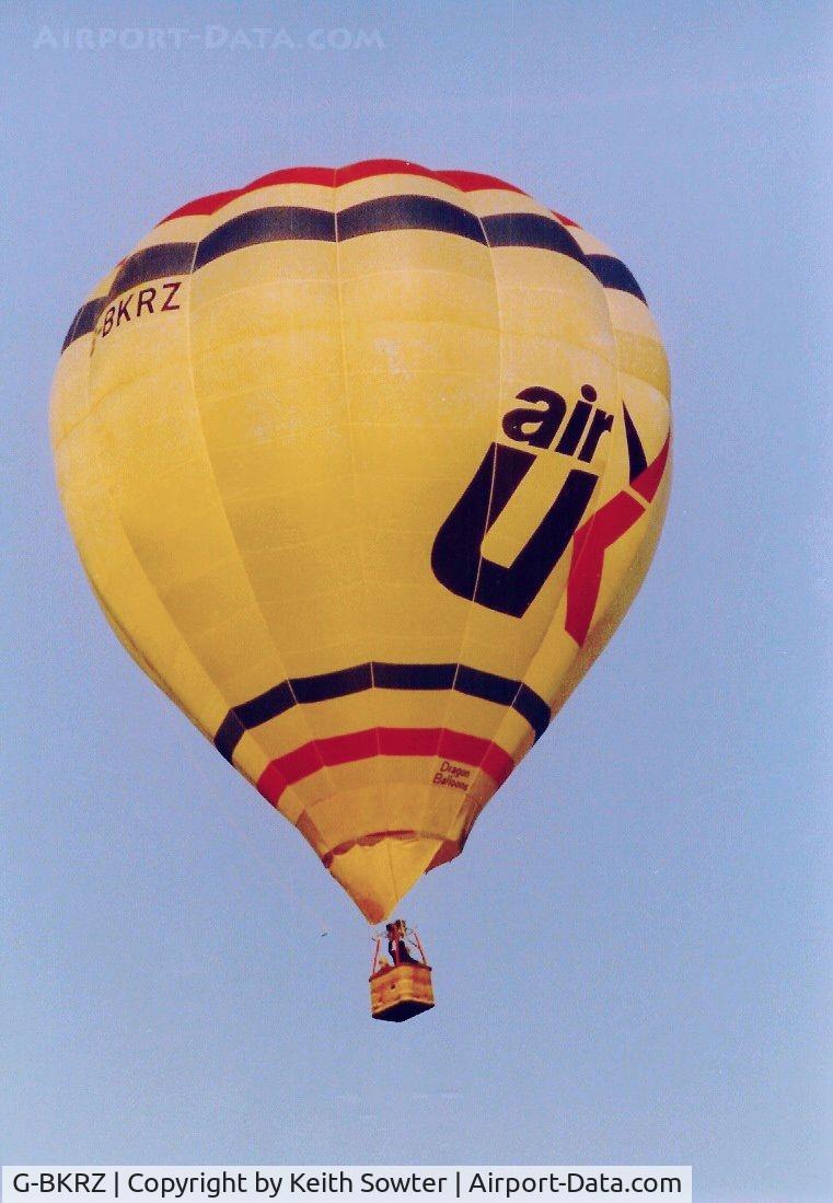 G-BKRZ, 1983 Dragon Balloons G77 C/N 001, Costessey Show Ground