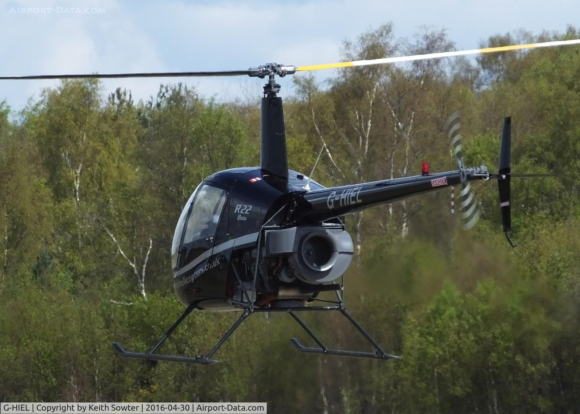 G-HIEL, 1989 Robinson R22 Beta C/N 1120, Blackbush