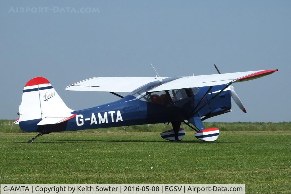 G-AMTA, 1952 Auster J-5F Aiglet Trainer C/N 2780, Old Buckenham Airfield