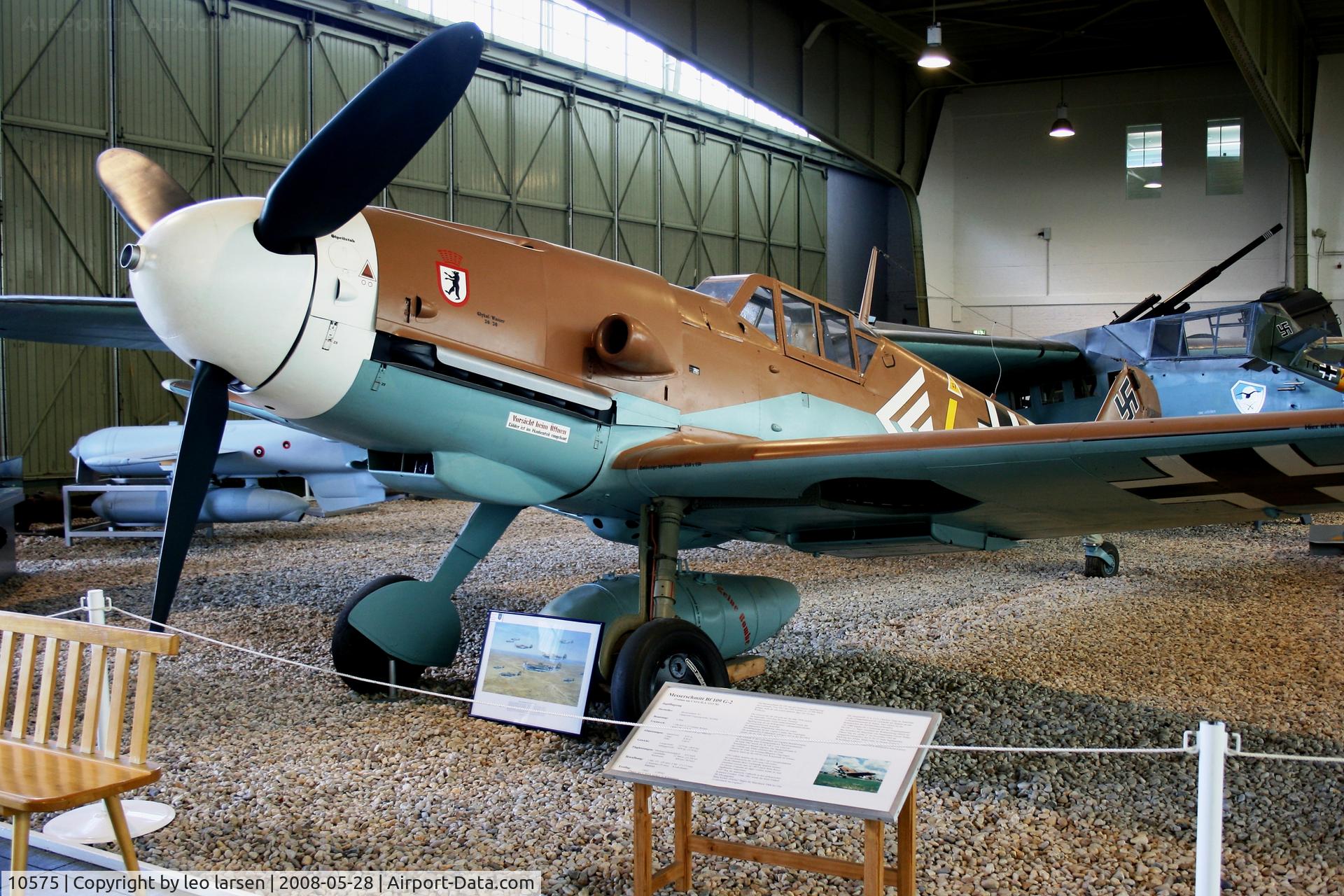 10575, Messerschmitt Bf-109G-2 C/N Not found 10575, Berlin Gatow Museum 28.5.2008
